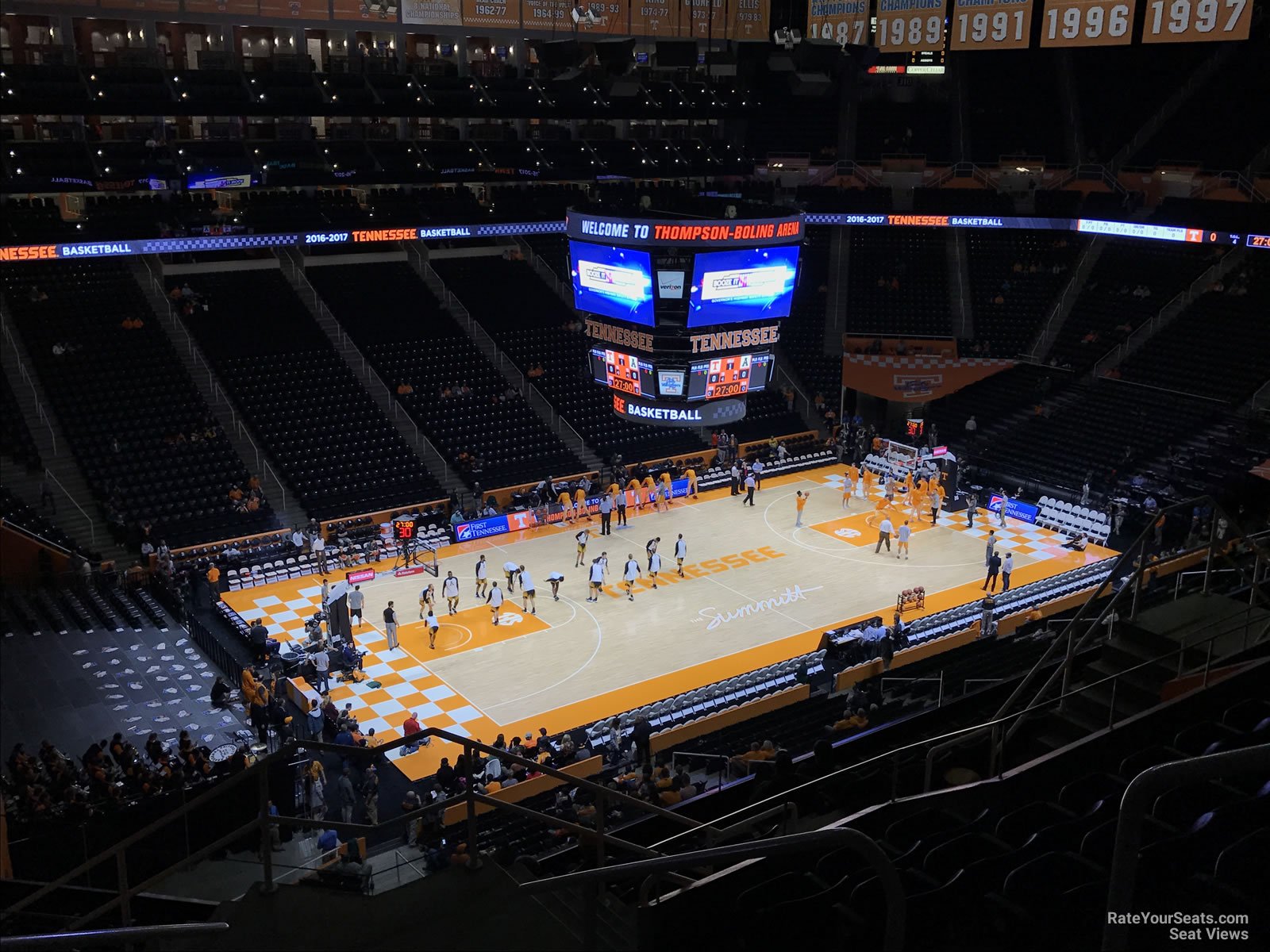 section 325a, row 7 seat view  - thompson-boling arena