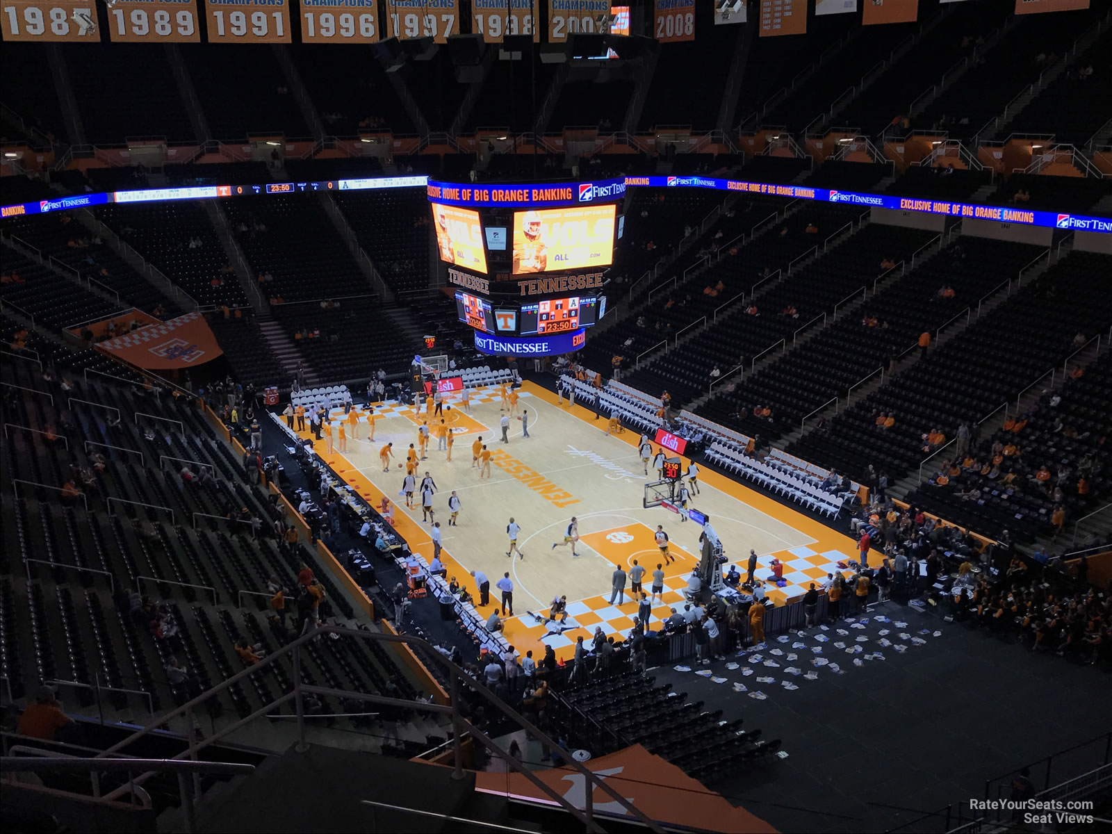 section 331, row 7 seat view  - thompson-boling arena