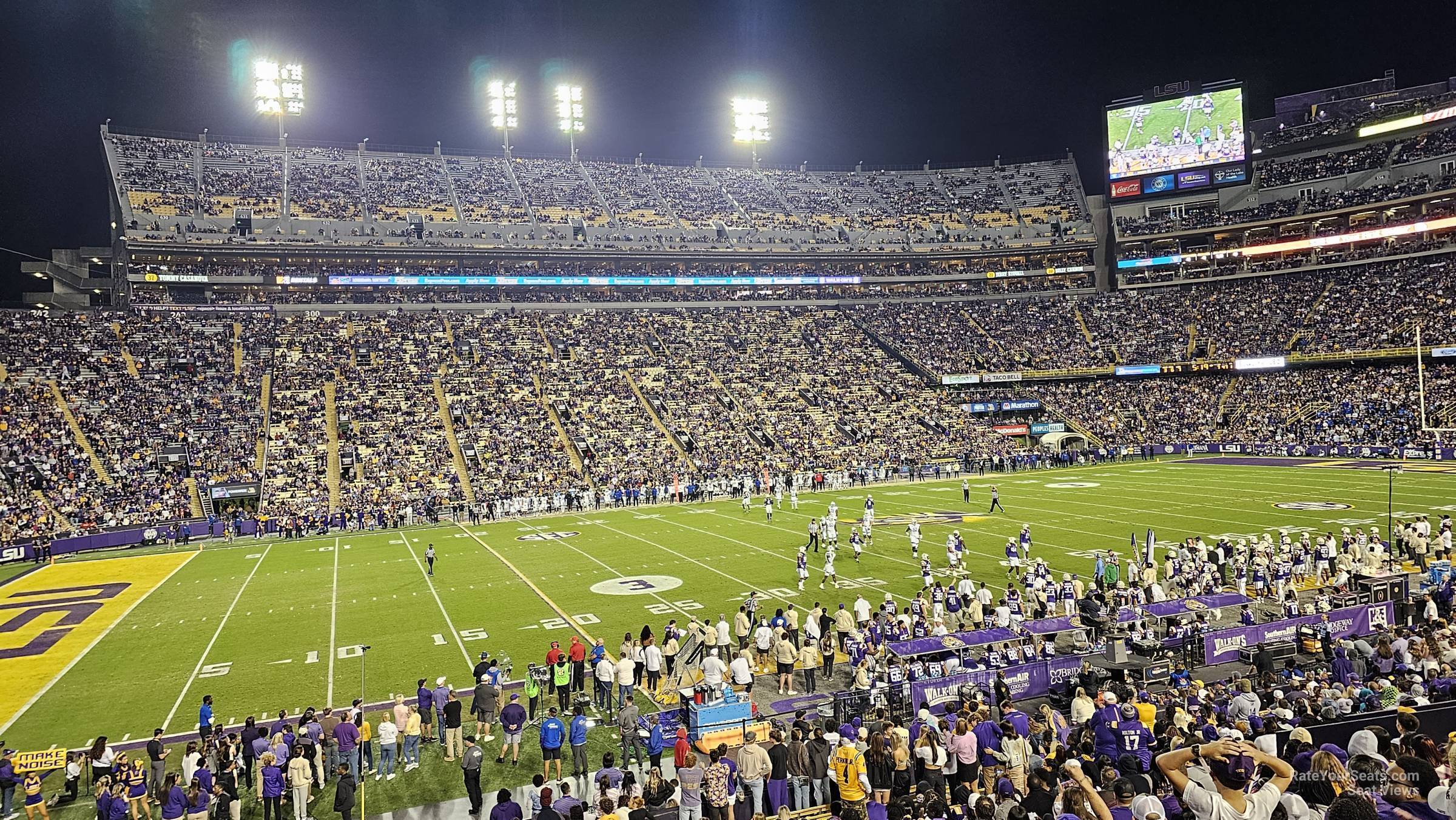section 106, row 26 seat view  - tiger stadium