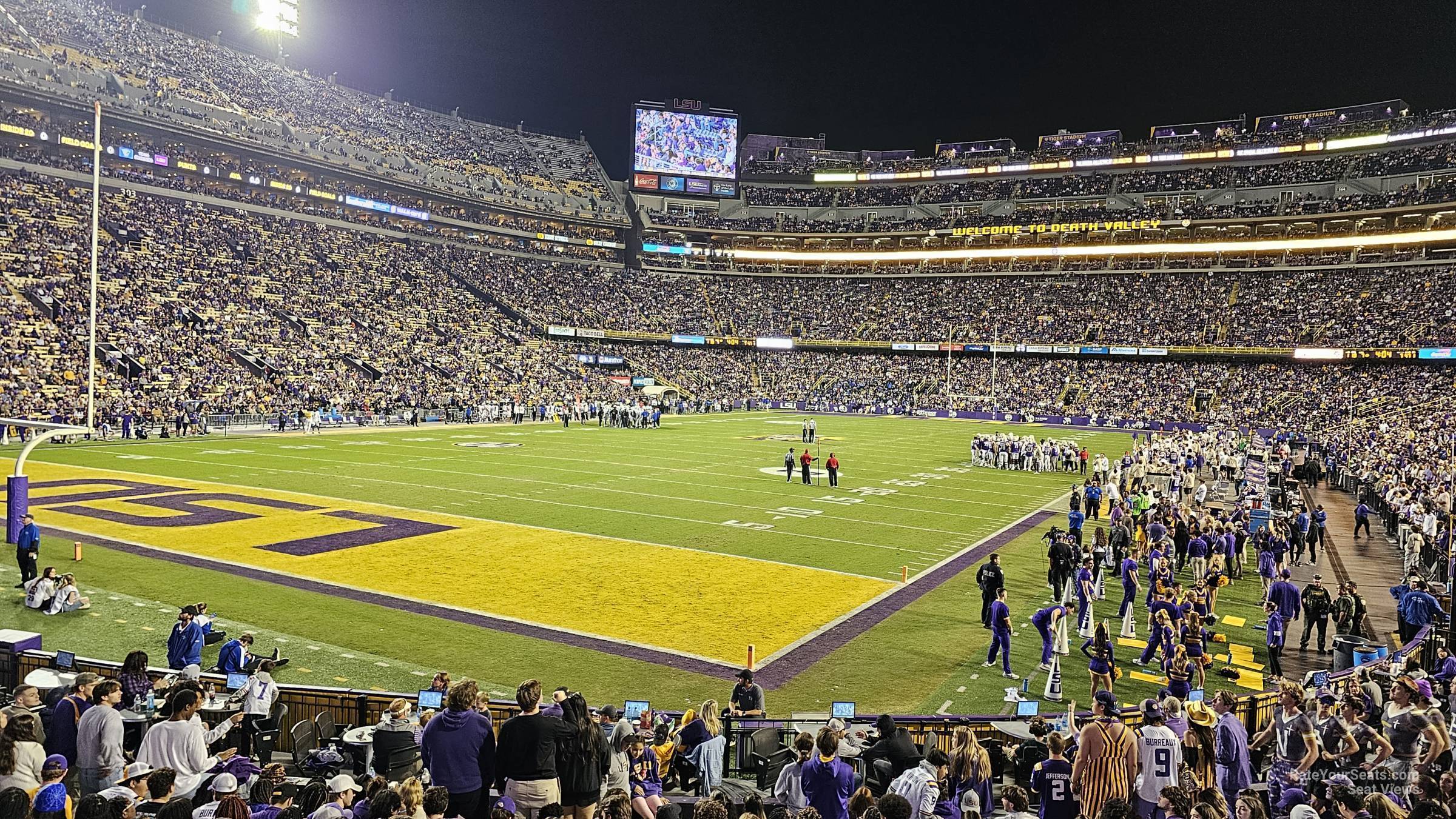section 203, row 13 seat view  - tiger stadium