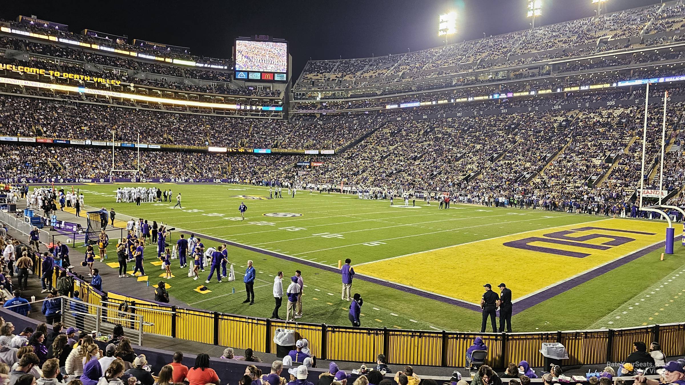 section 209, row 13 seat view  - tiger stadium