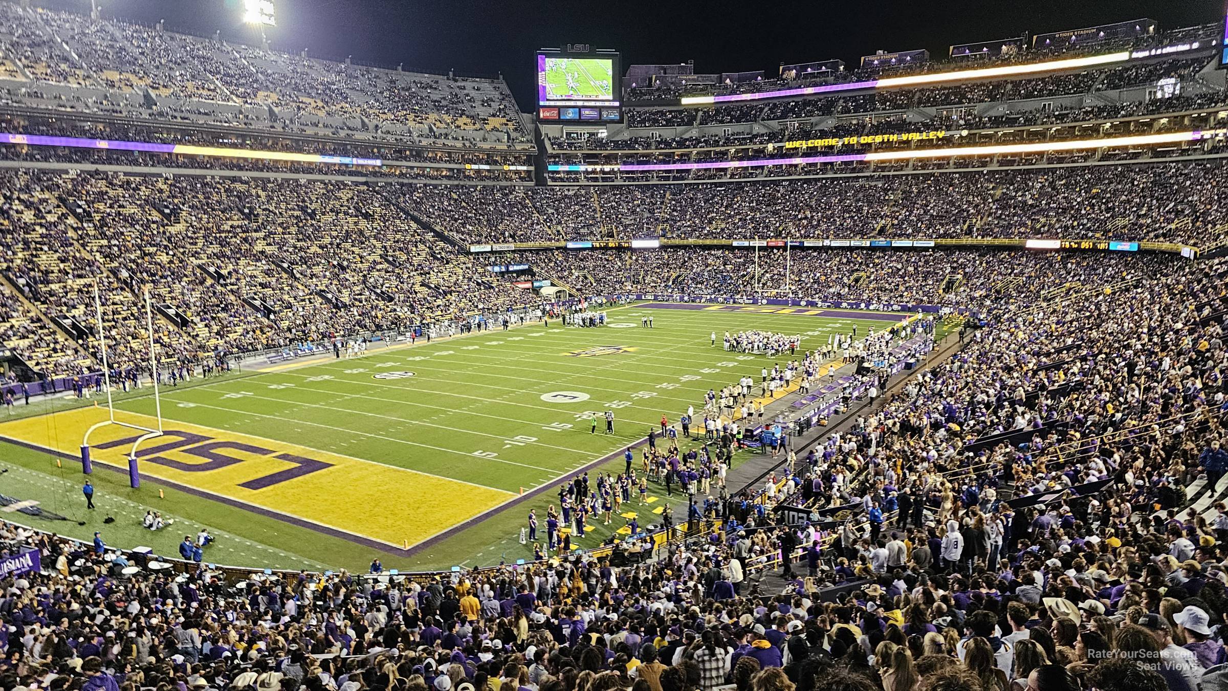 section 226, row 1 seat view  - tiger stadium