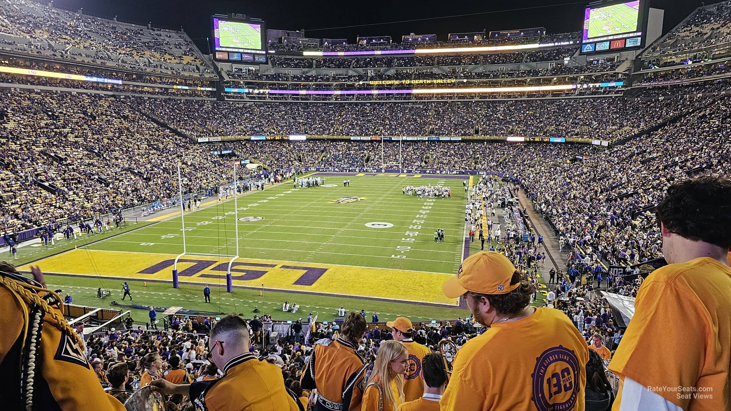 section 230, row 1 seat view  - tiger stadium