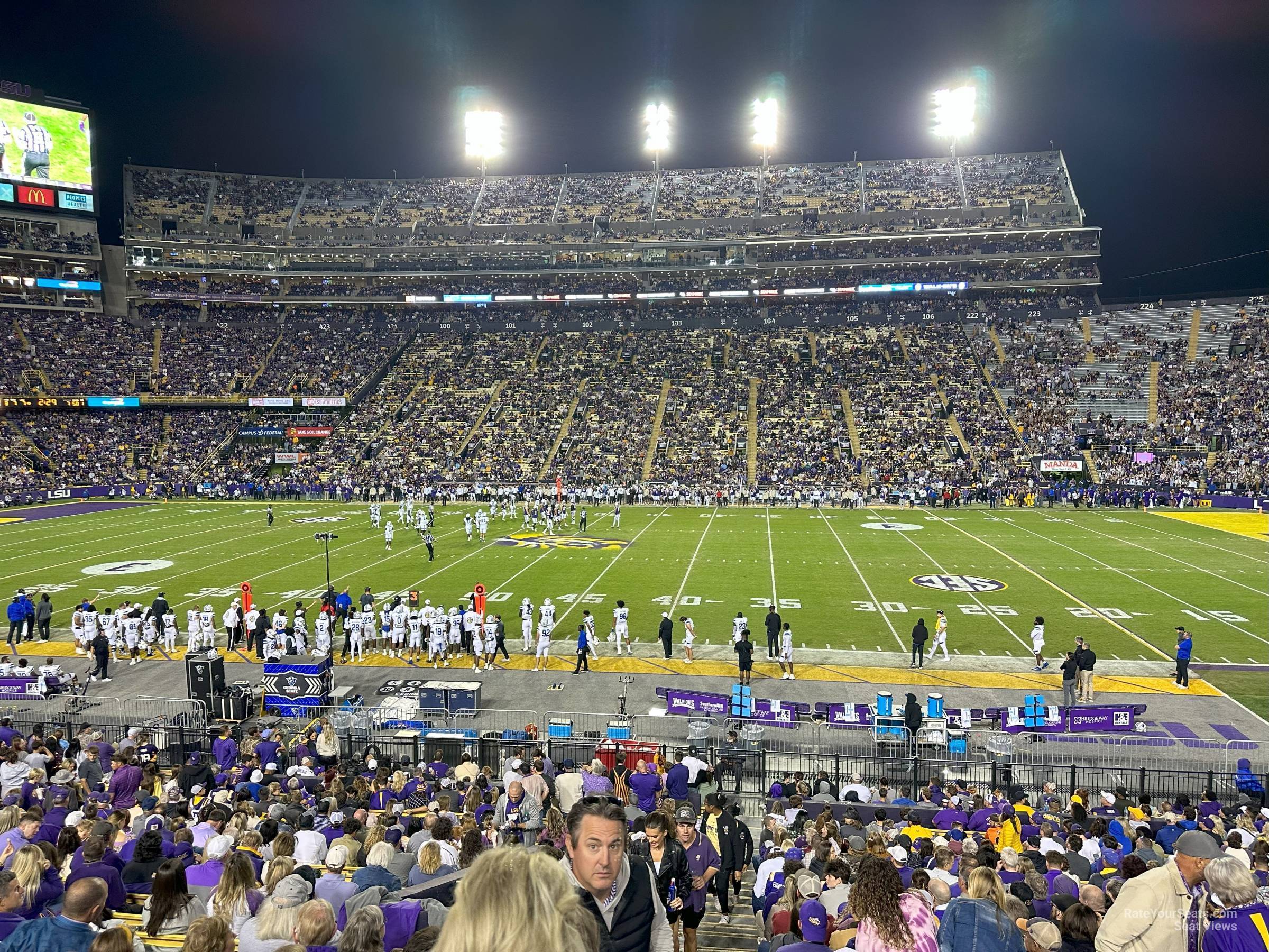 section 302, row 23 seat view  - tiger stadium