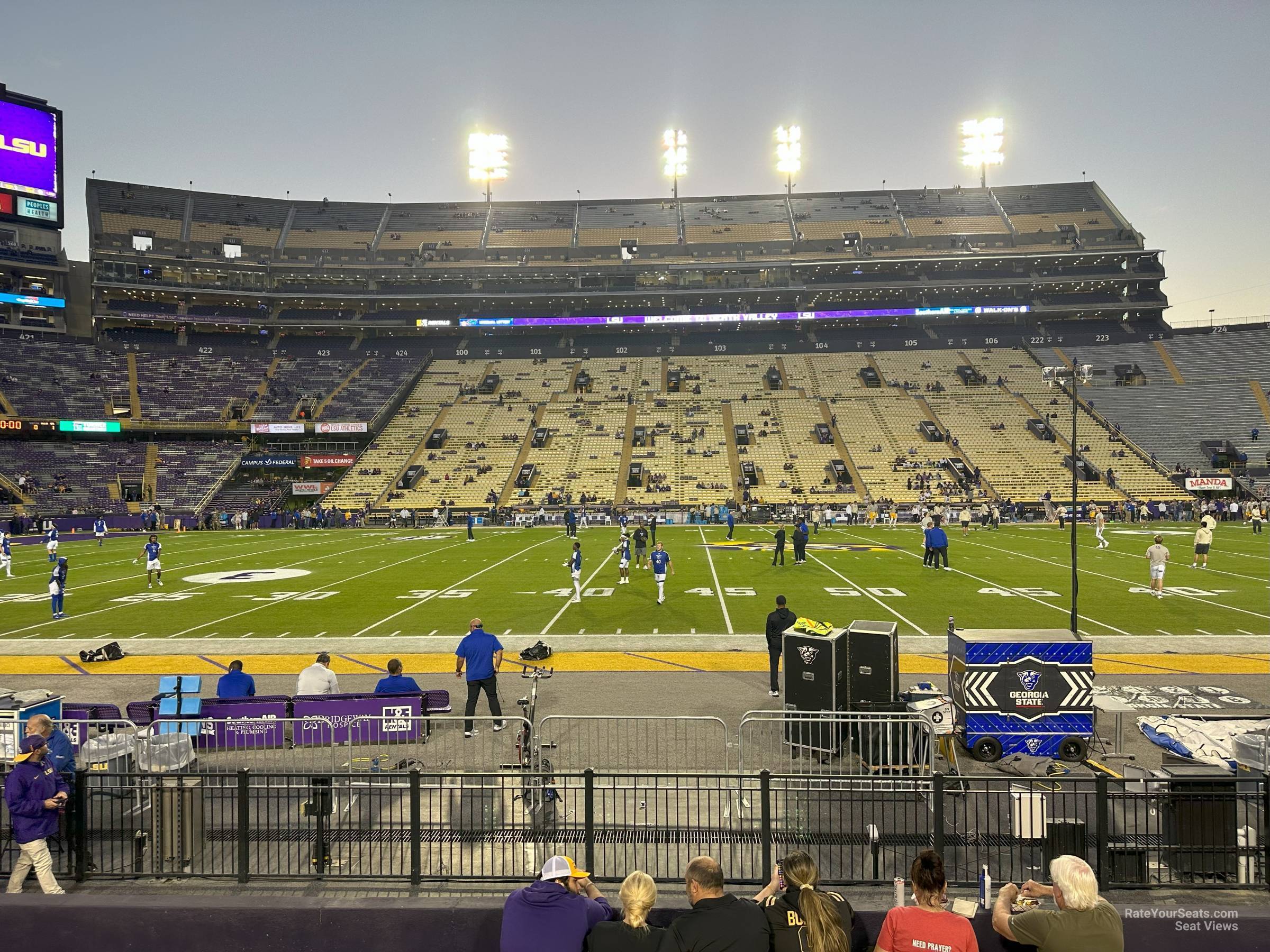 section 303, row 10 seat view  for football - tiger stadium
