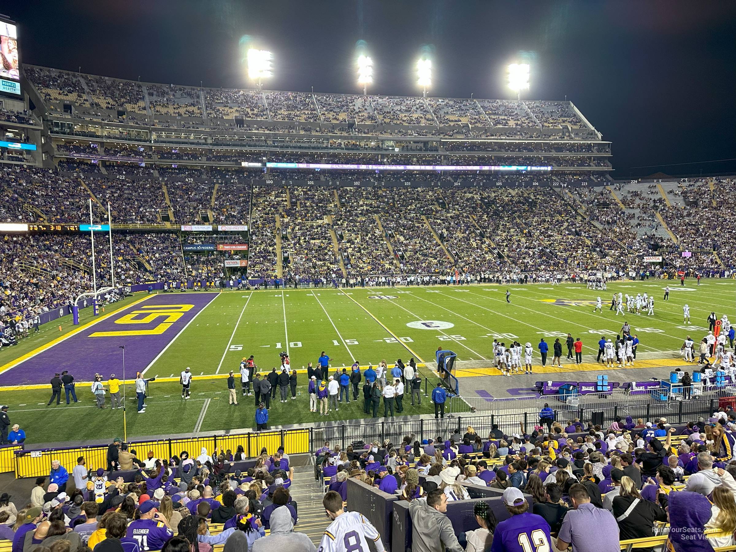section 306, row 23 seat view  - tiger stadium