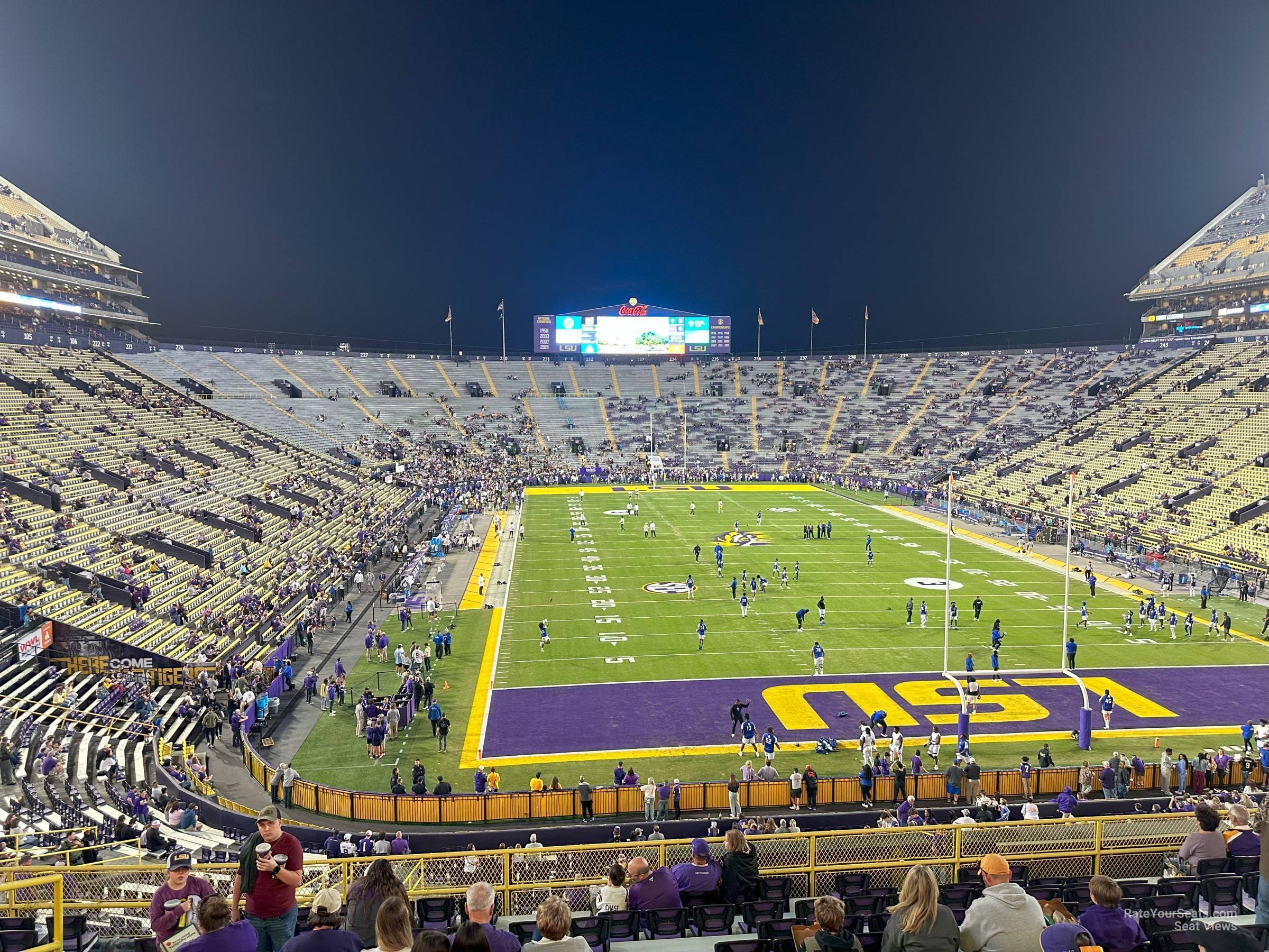 section 418, row 16 seat view  - tiger stadium