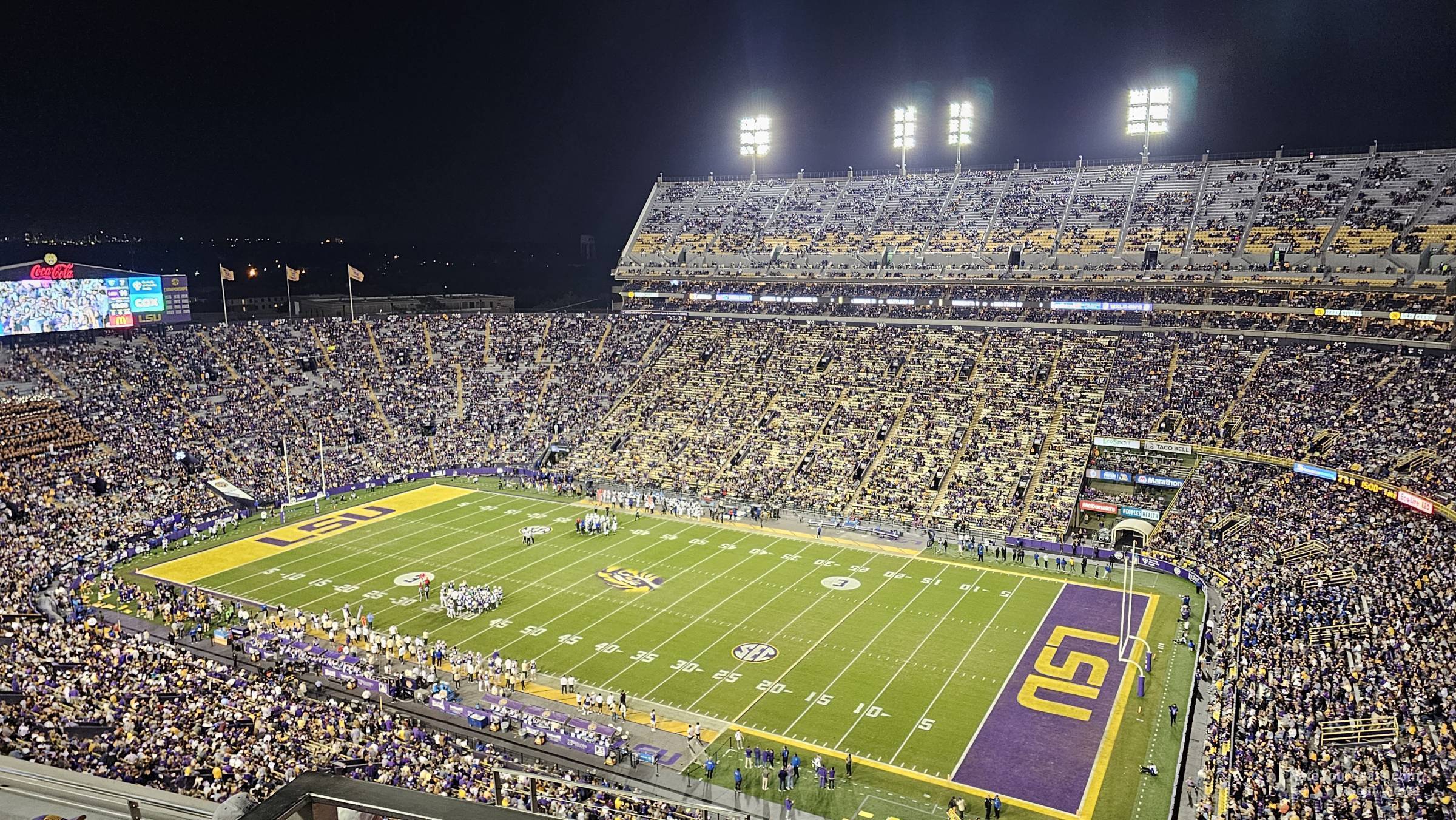 section 512, row 4 seat view  - tiger stadium