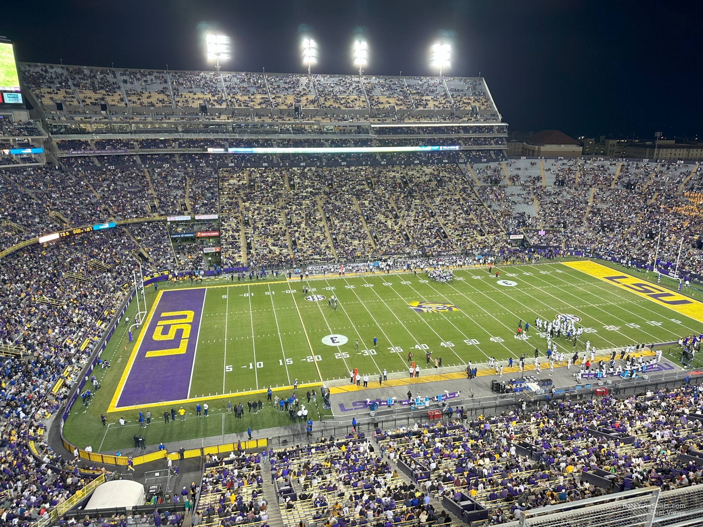 section 539, row c seat view  - tiger stadium