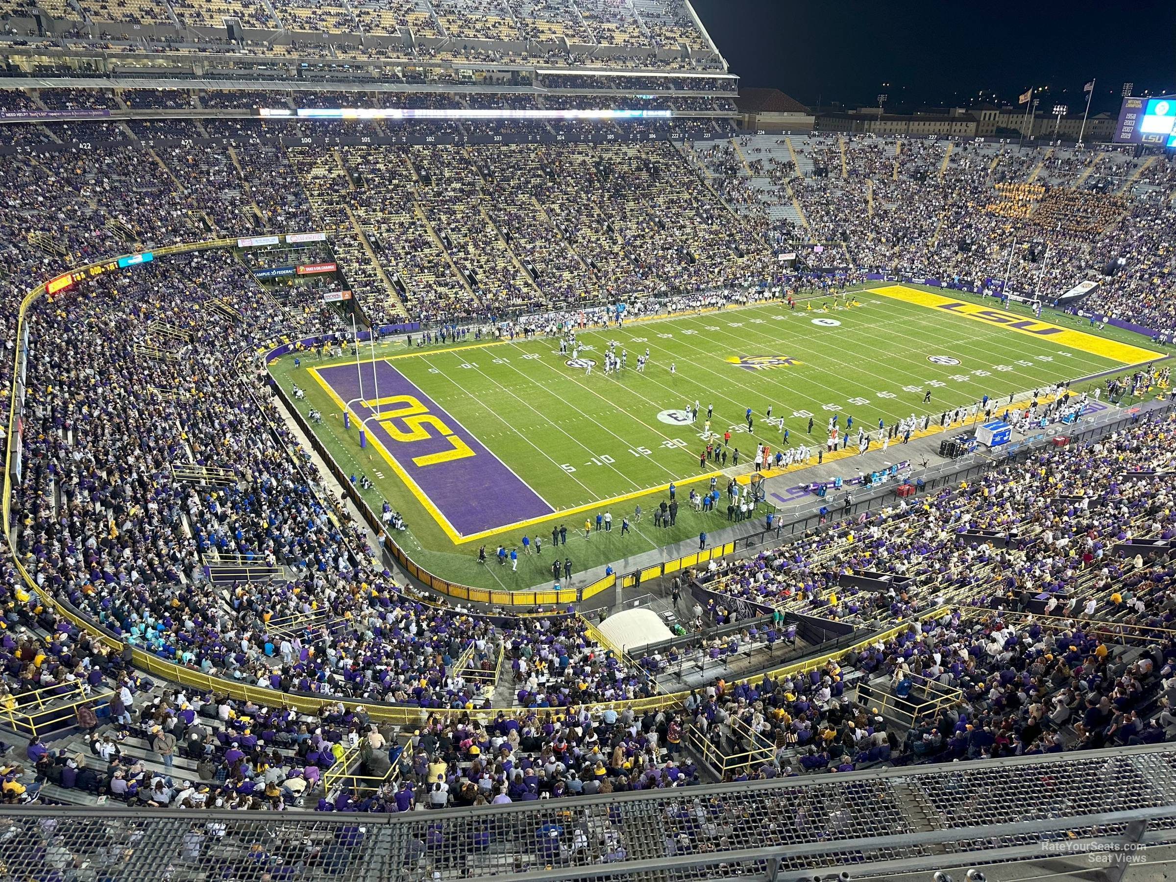 section 542, row c seat view  - tiger stadium