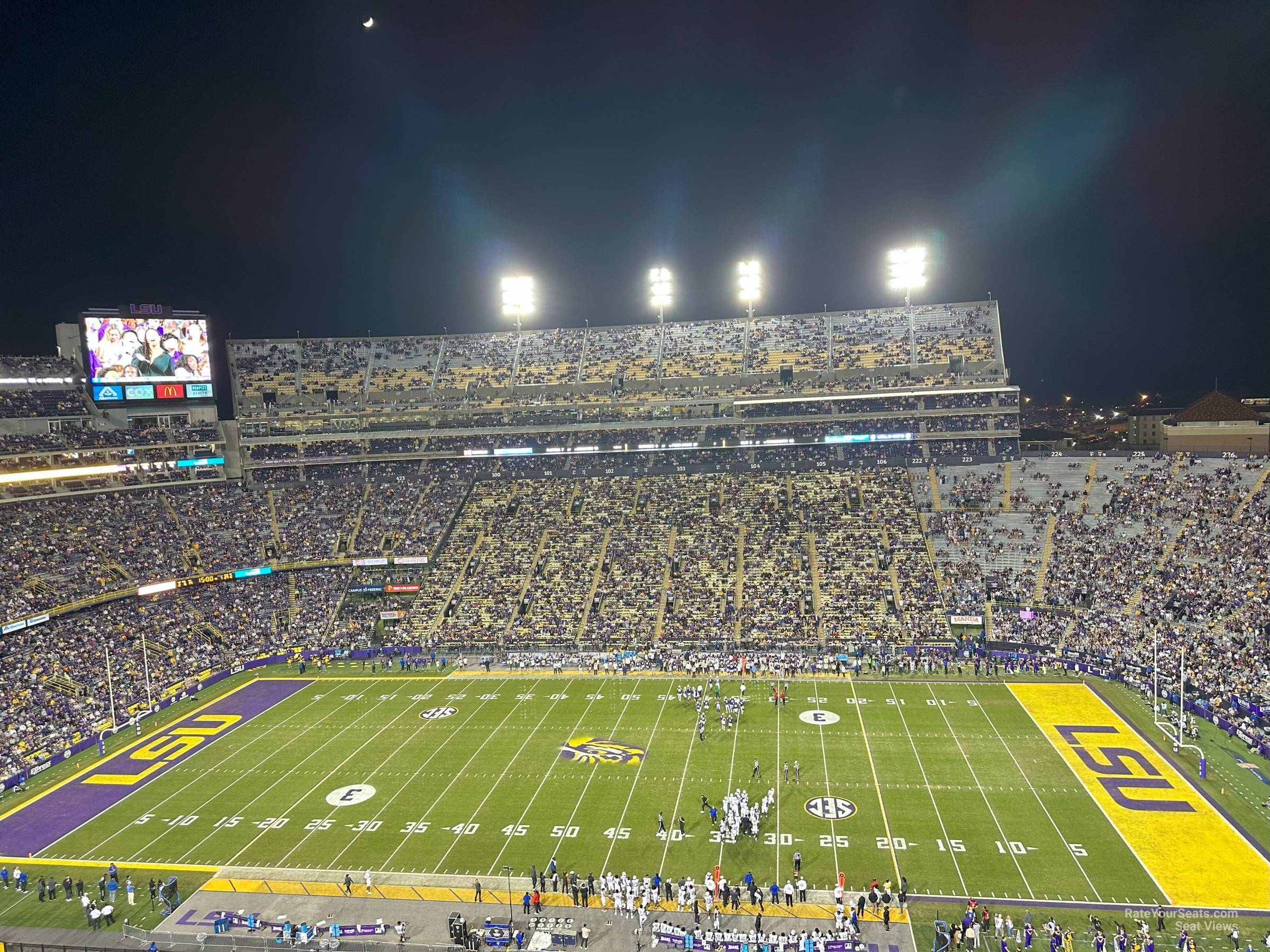 section 634, row d seat view  - tiger stadium
