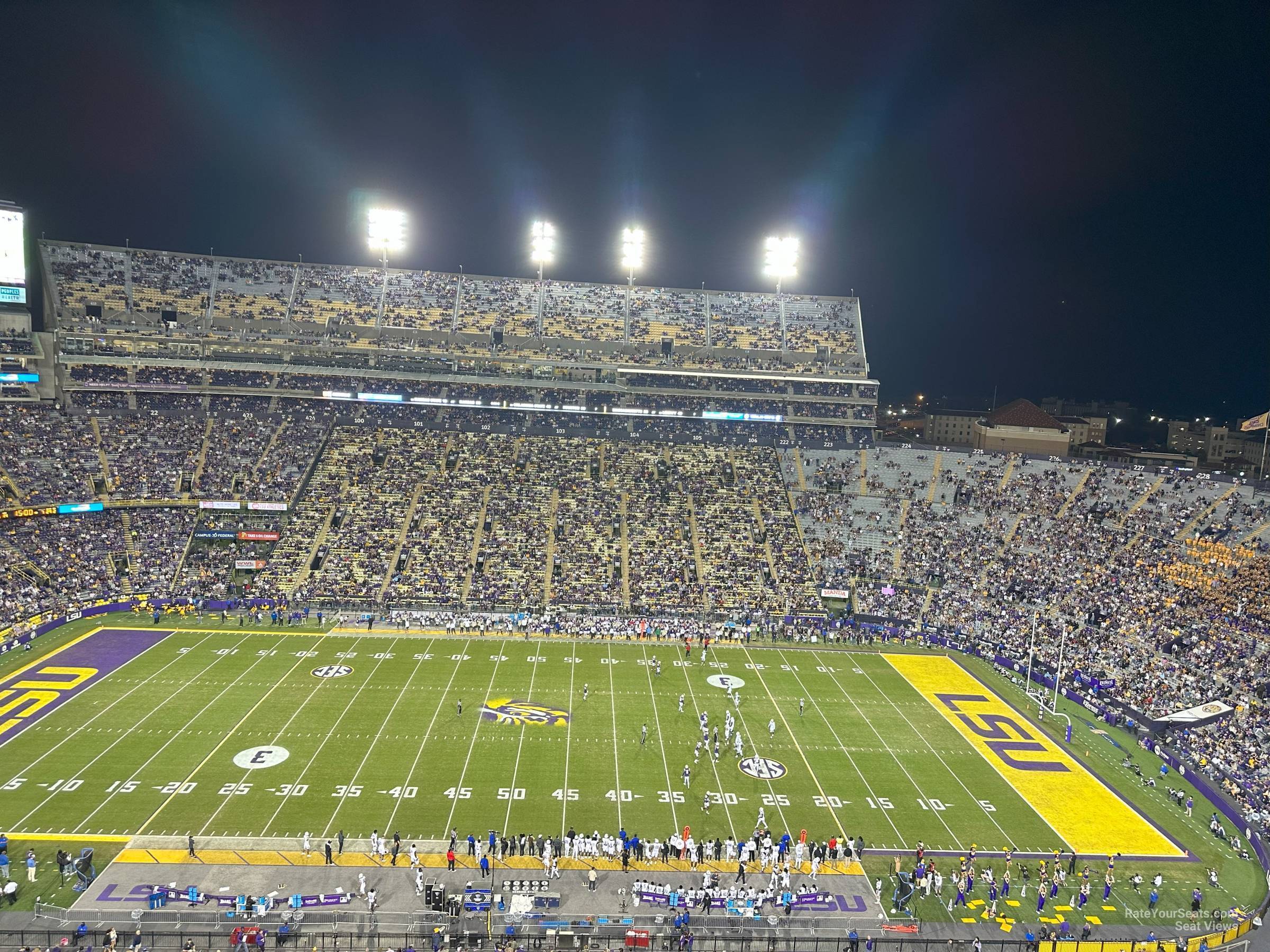 section 635, row d seat view  - tiger stadium