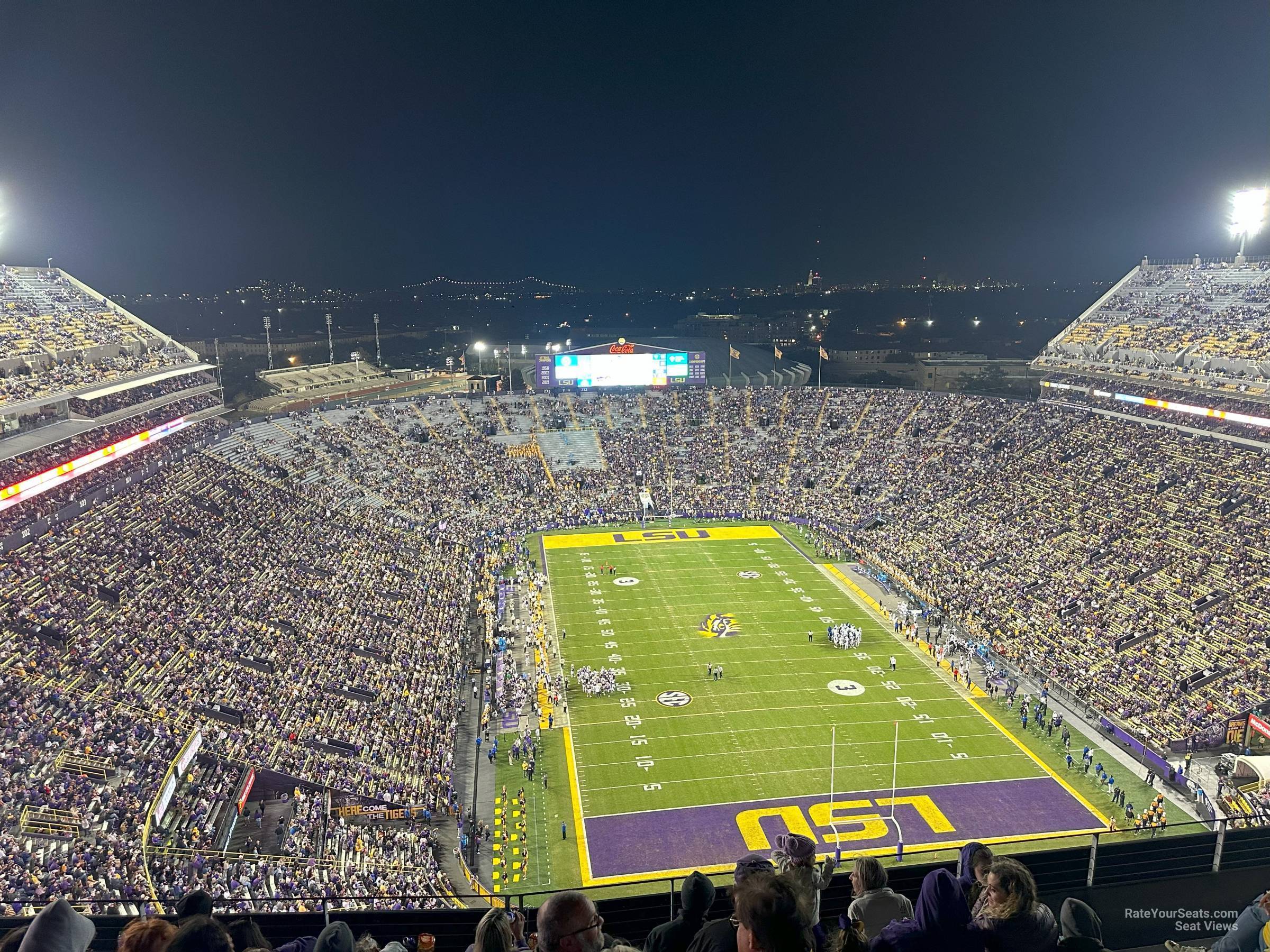 section 656, row 6 seat view  - tiger stadium