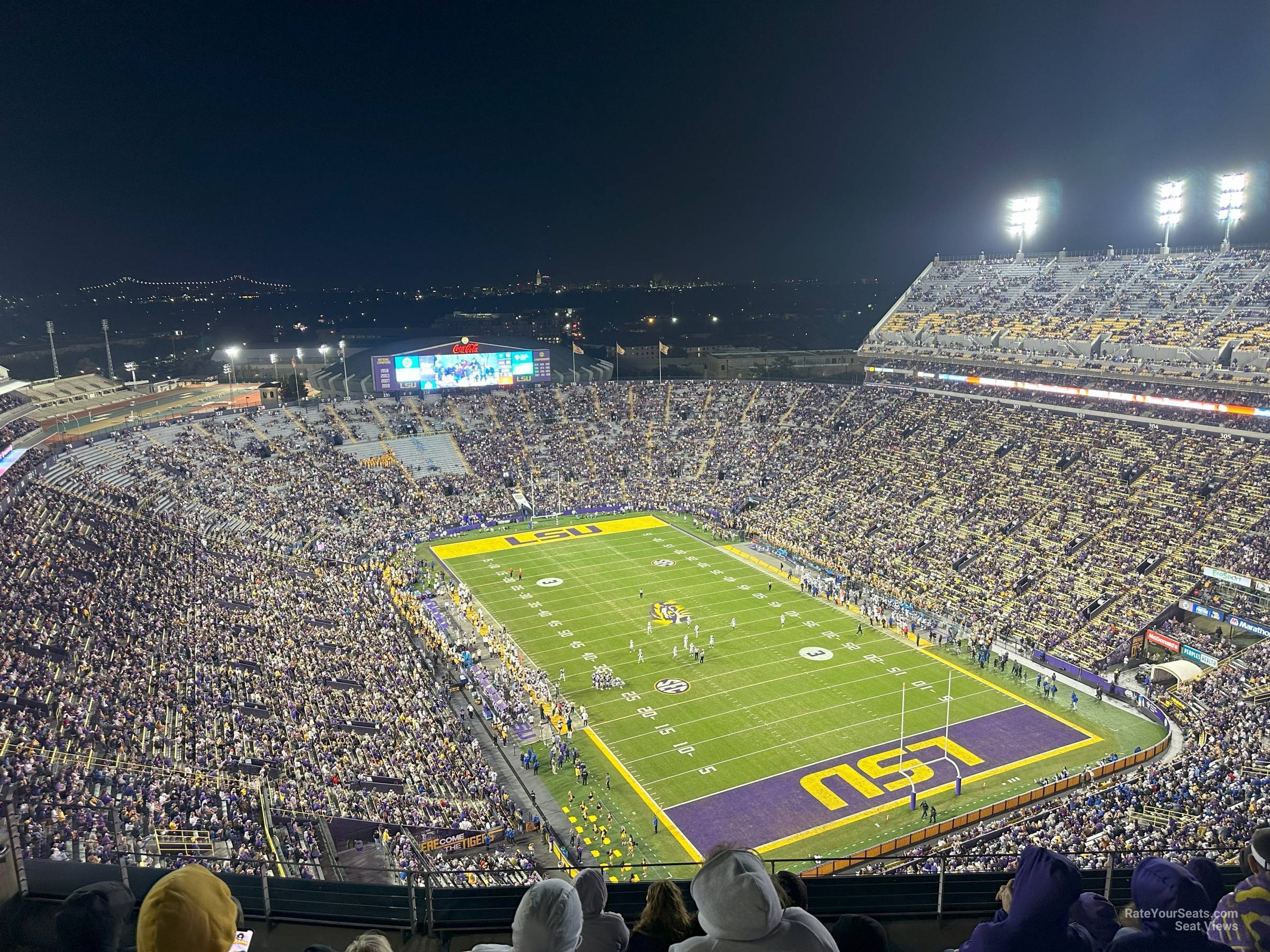 section 658, row 6 seat view  - tiger stadium