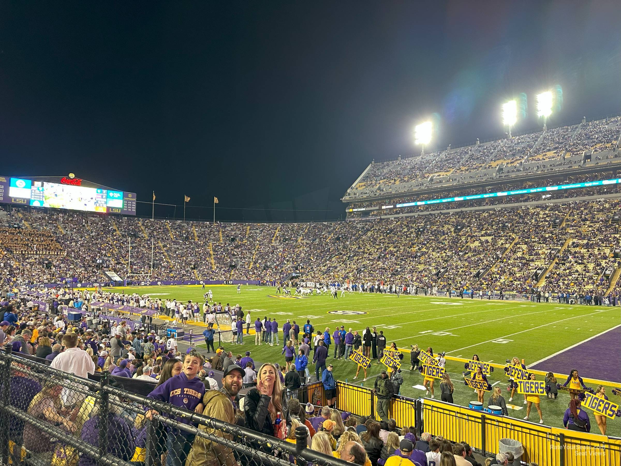 west bleachers, row 23 seat view  - tiger stadium