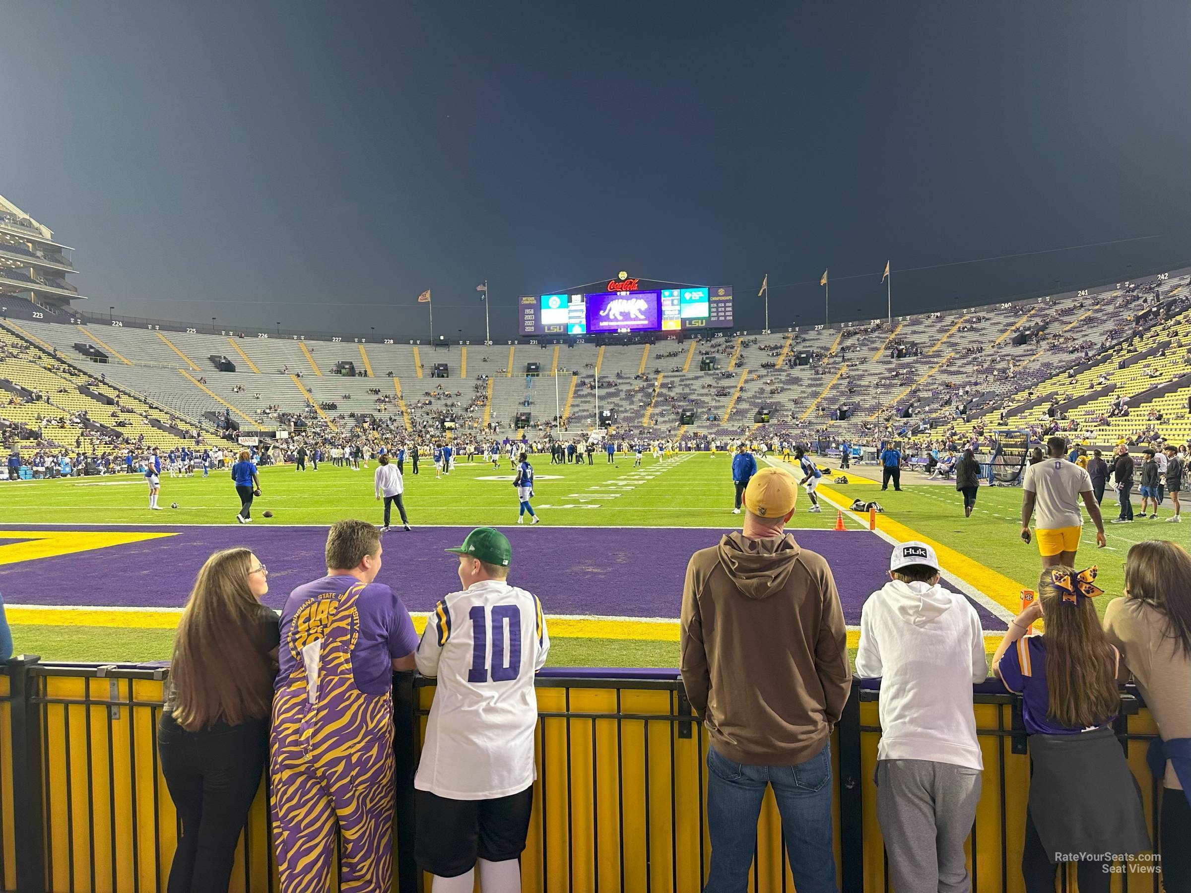 south box 43, row 2 seat view  - tiger stadium