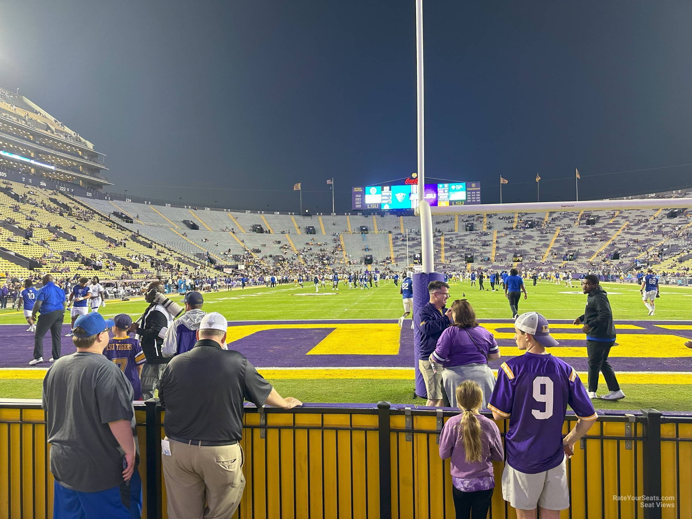 south box 45, row 2 seat view  - tiger stadium