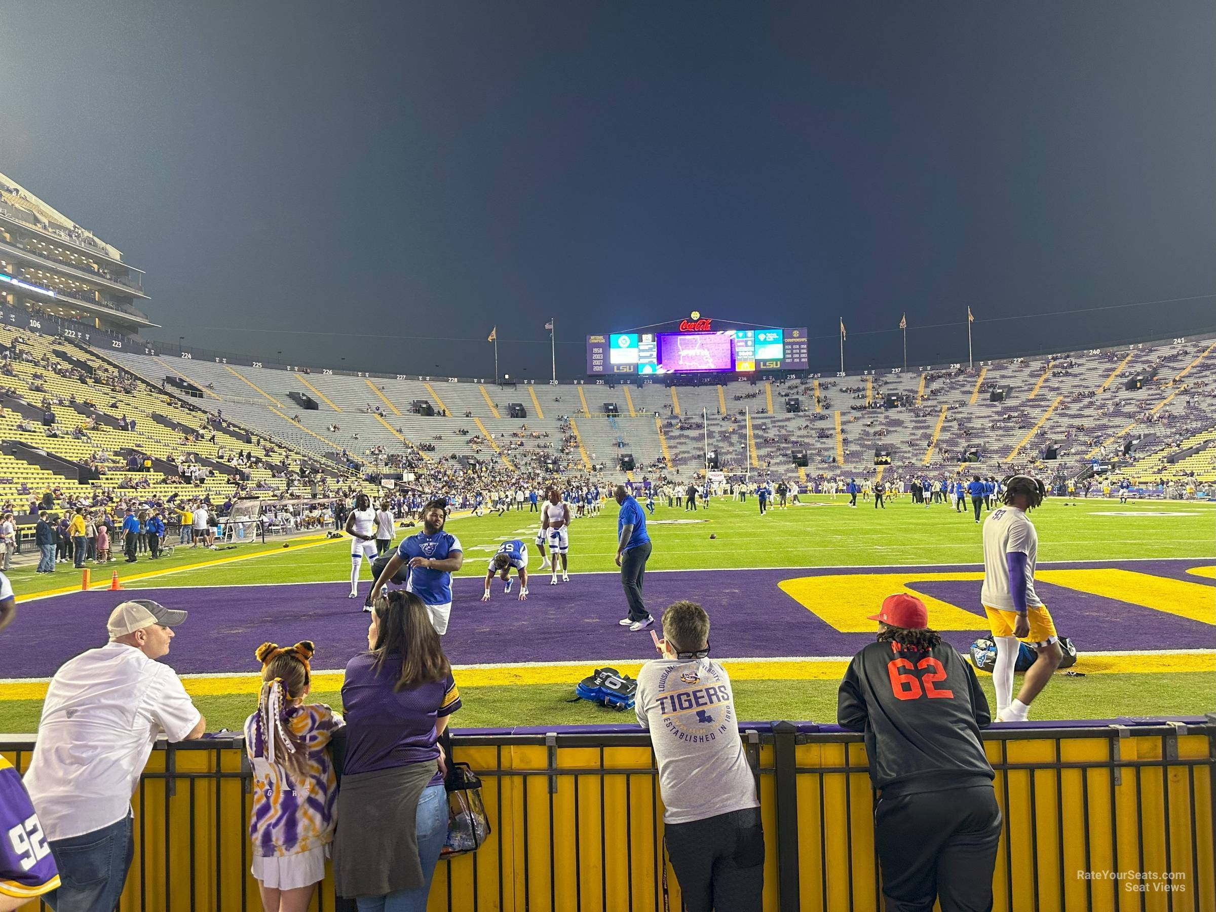 south box 46, row 2 seat view  - tiger stadium