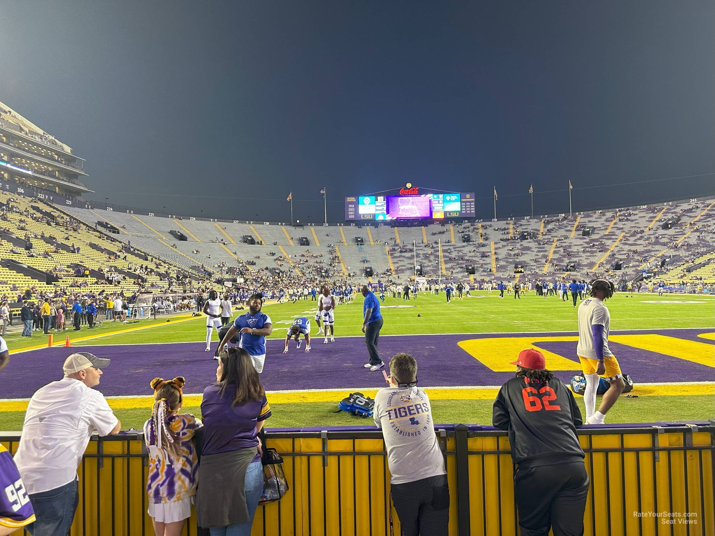 south box 46, row 2 seat view  - tiger stadium