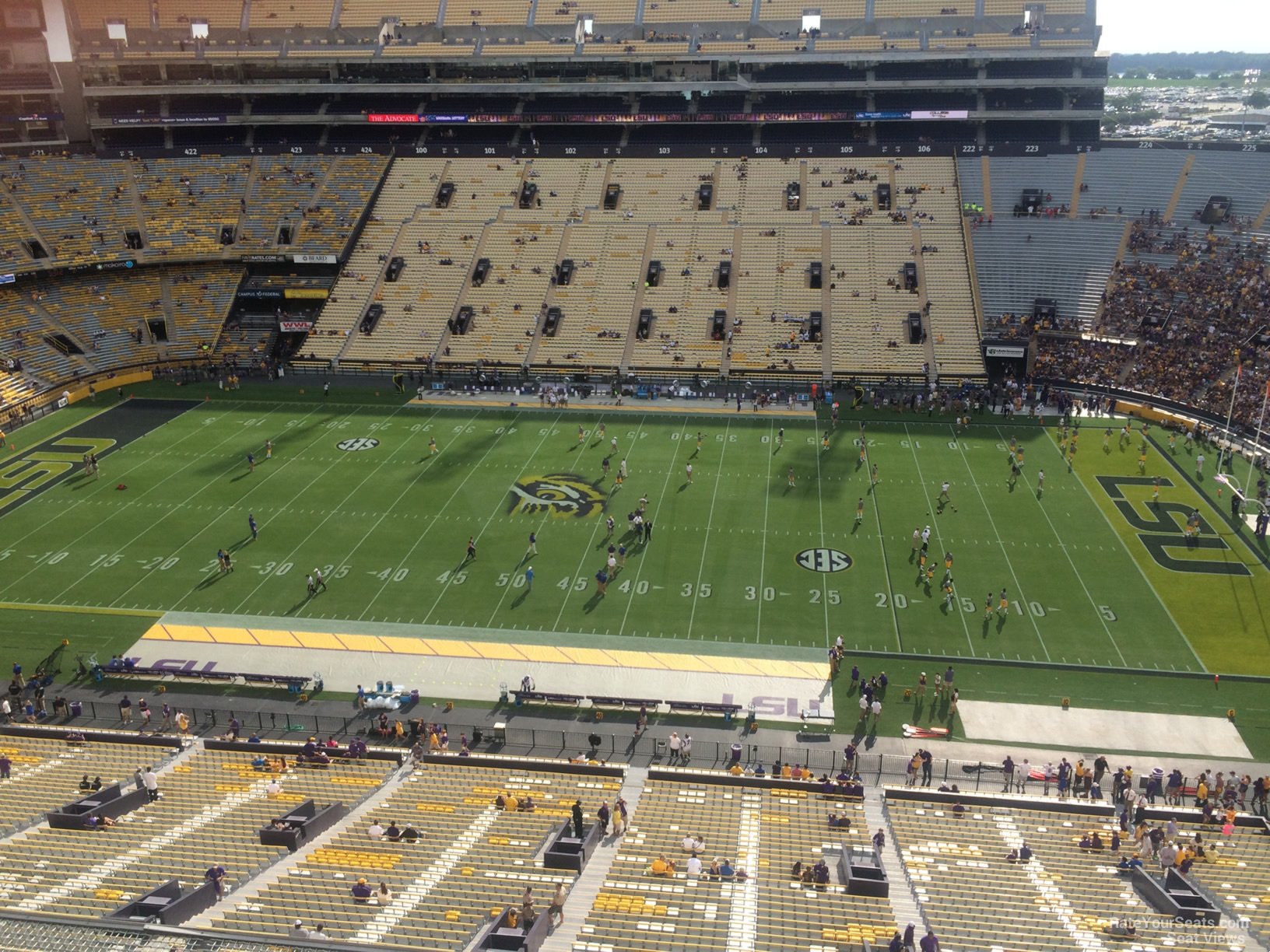 section 534 seat view  - tiger stadium