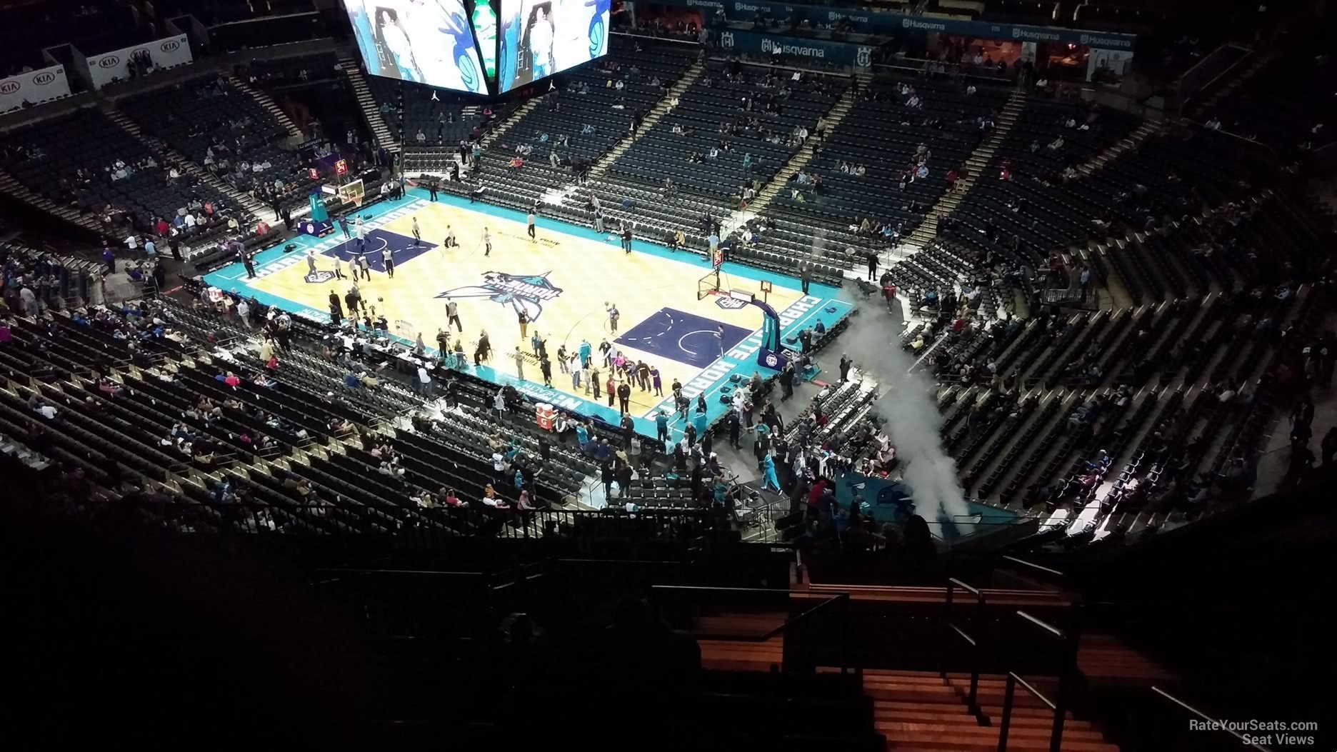 section 205 seat view  for basketball - spectrum center