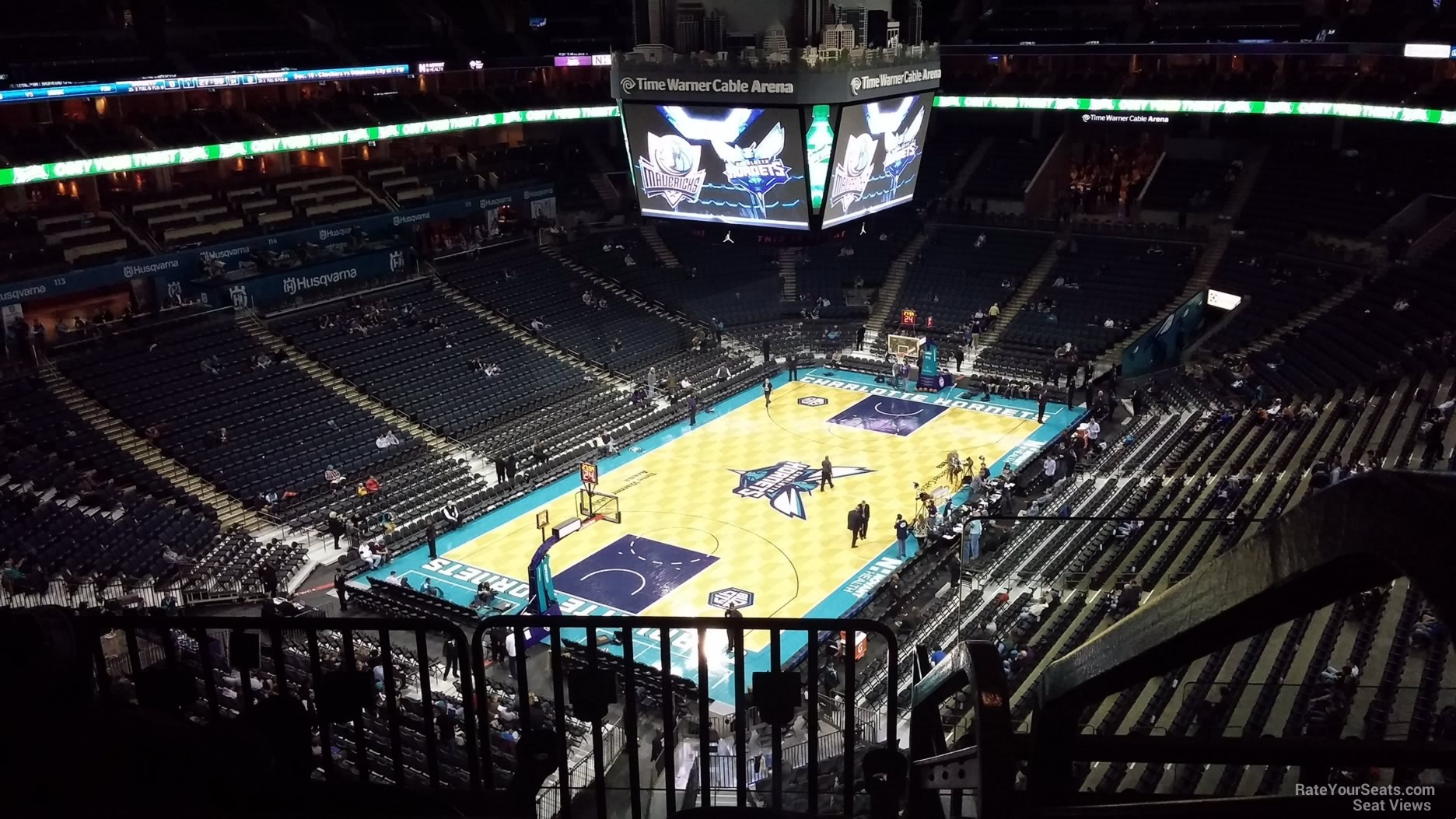 section 214, row f seat view  for basketball - spectrum center