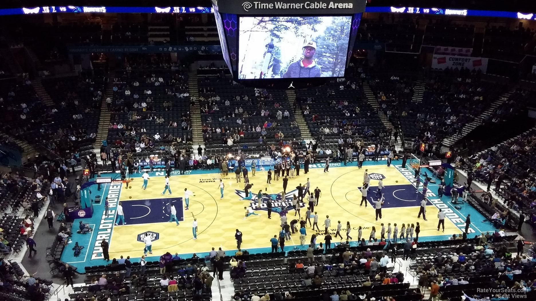 section 226, row f seat view for basketball - spectrum center