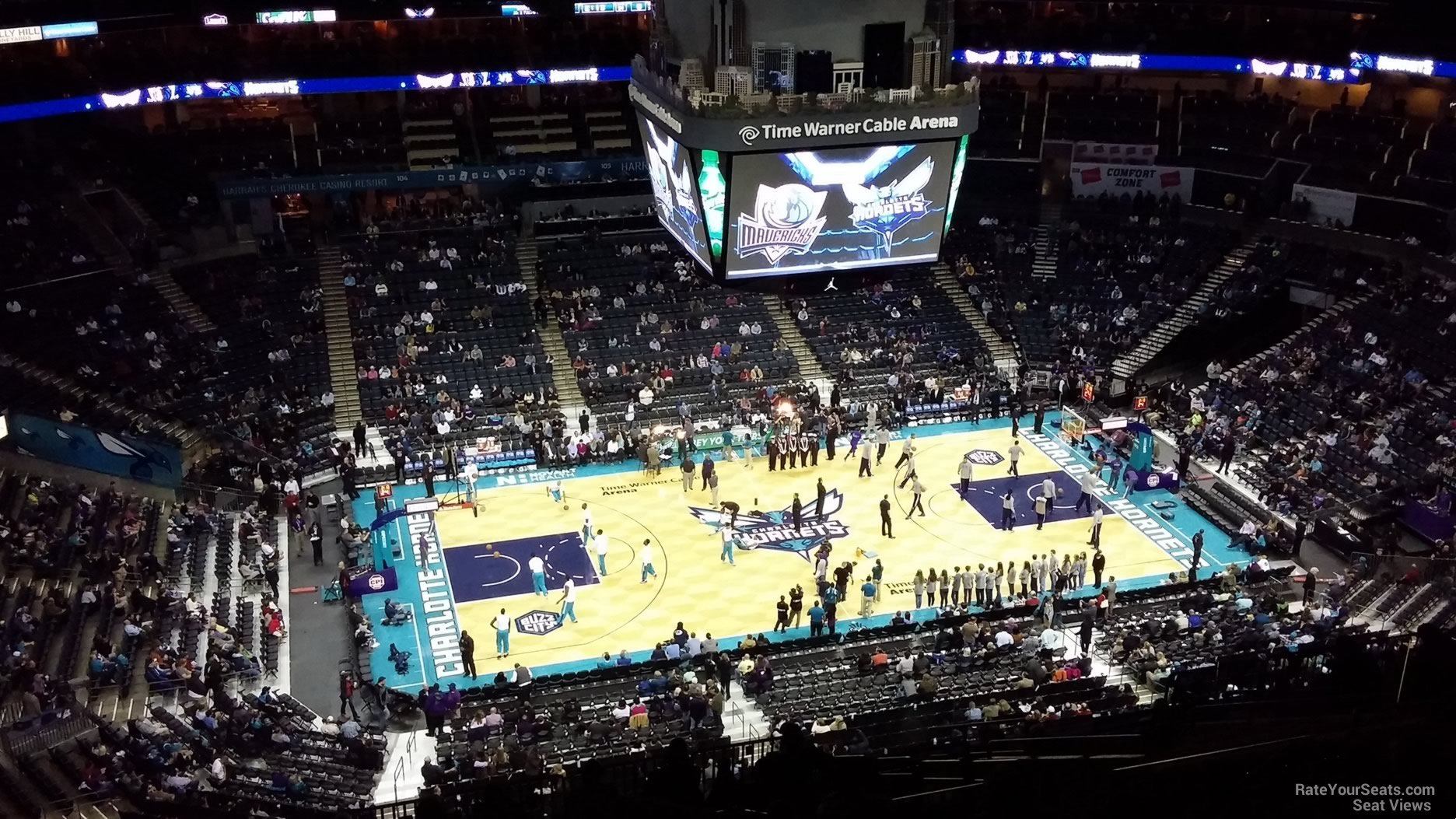 section 227, row p seat view  for basketball - spectrum center