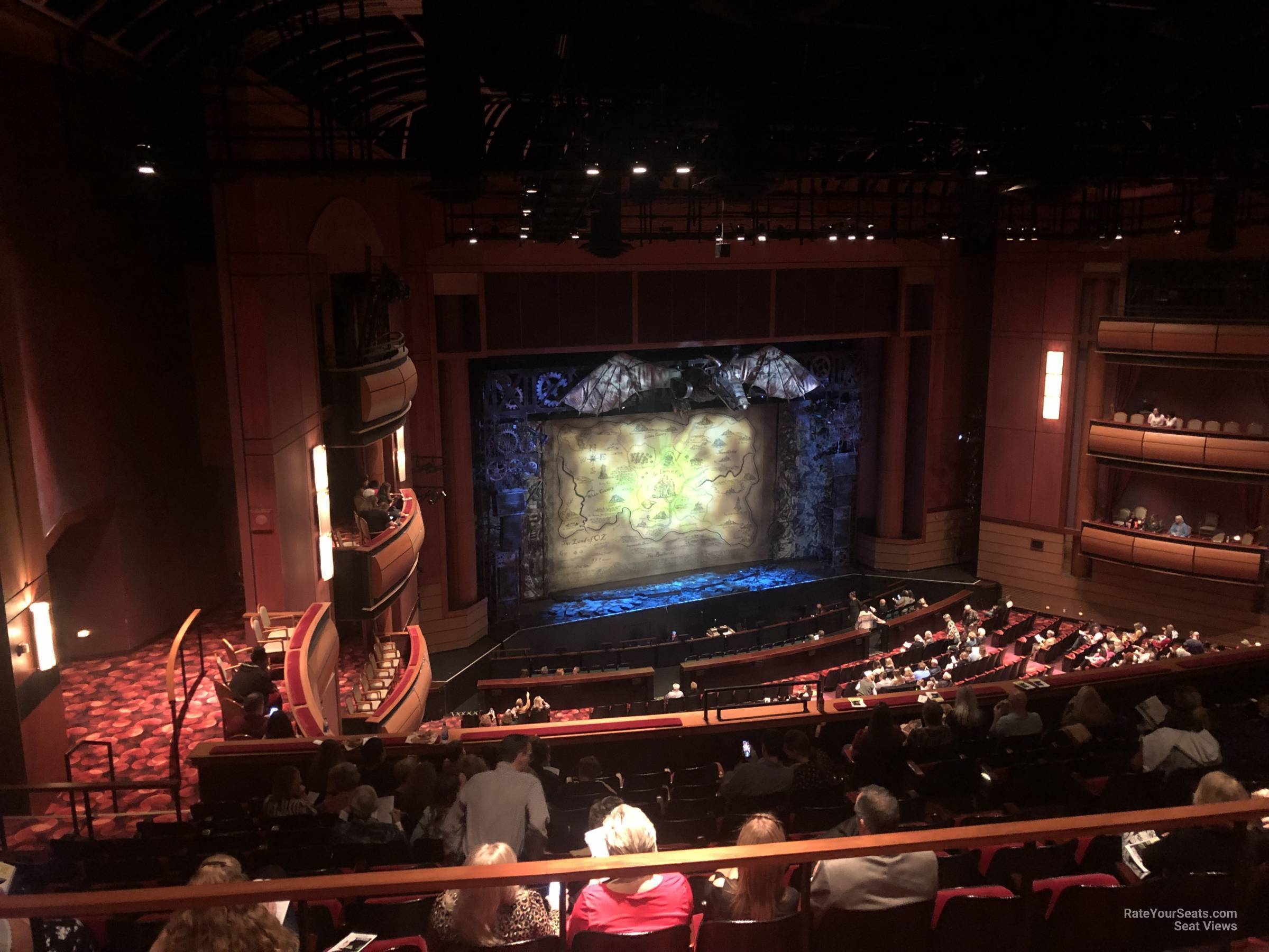 balcony left, row jjj seat view  - jacksonville center for the performing arts (moran)