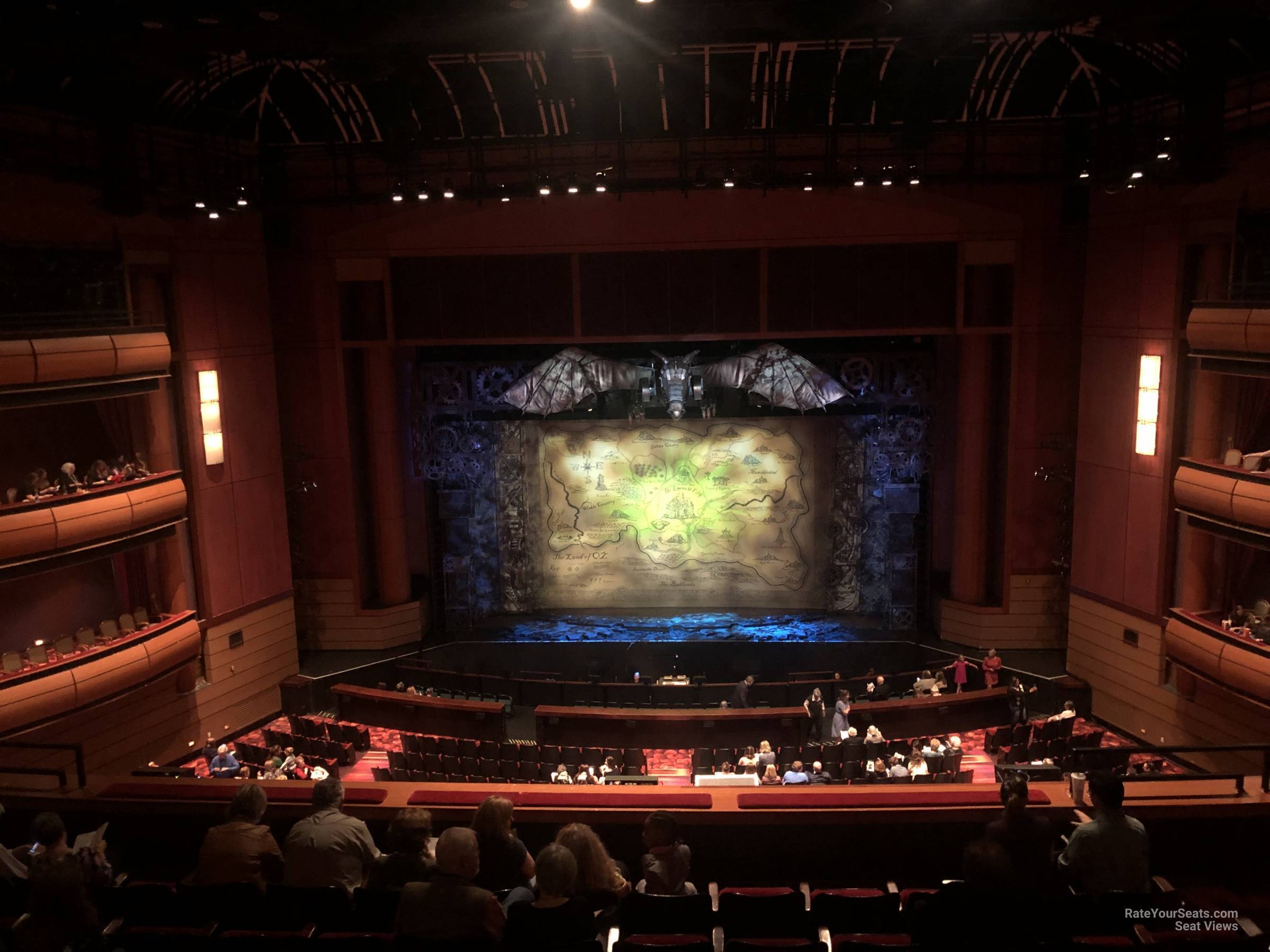 loge center, row ggg seat view  - jacksonville center for the performing arts (moran)