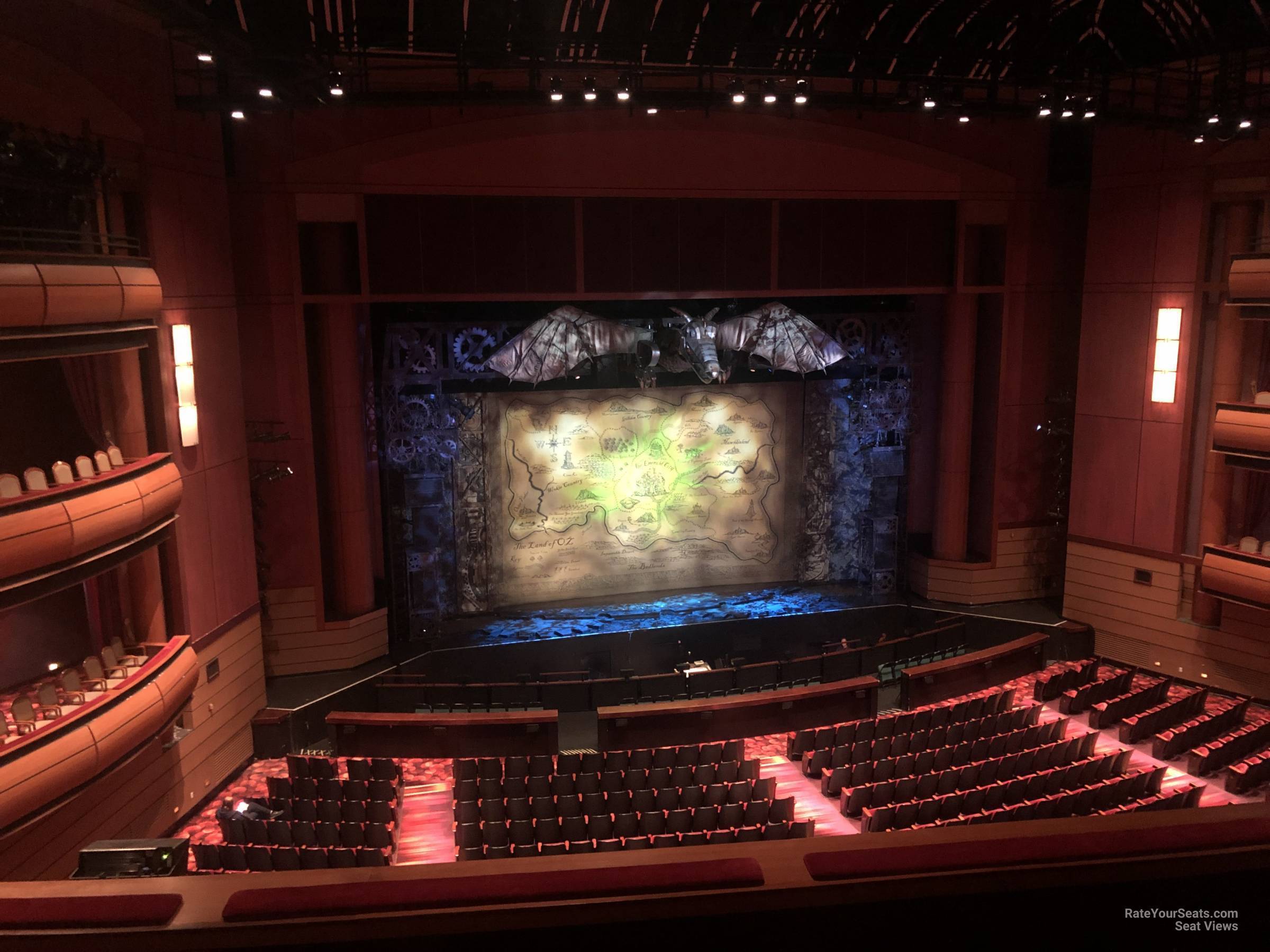 loge left center, row eee seat view  - jacksonville center for the performing arts (moran)