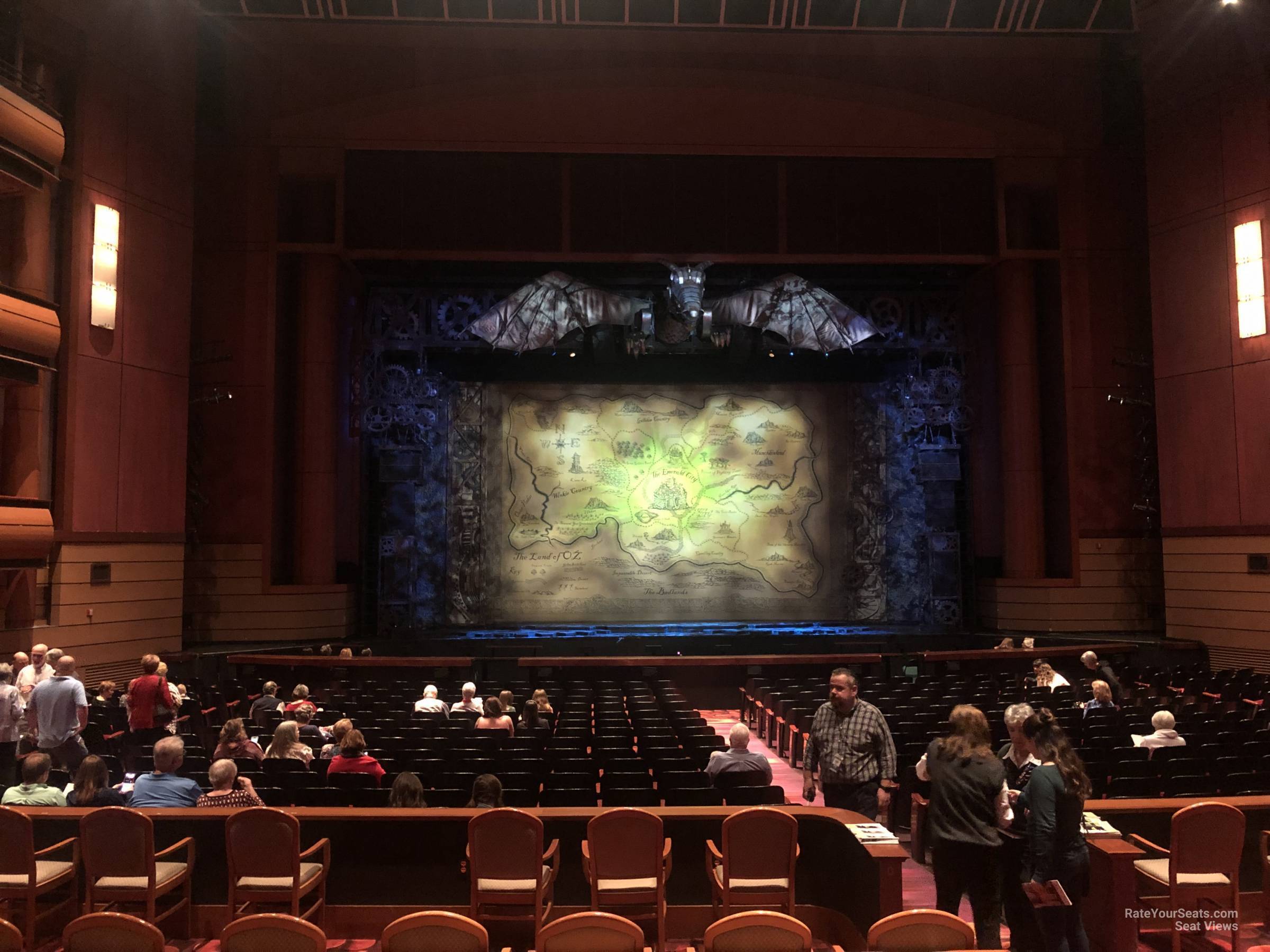 orchestra 2 center, row dd seat view  - jacksonville center for the performing arts (moran)