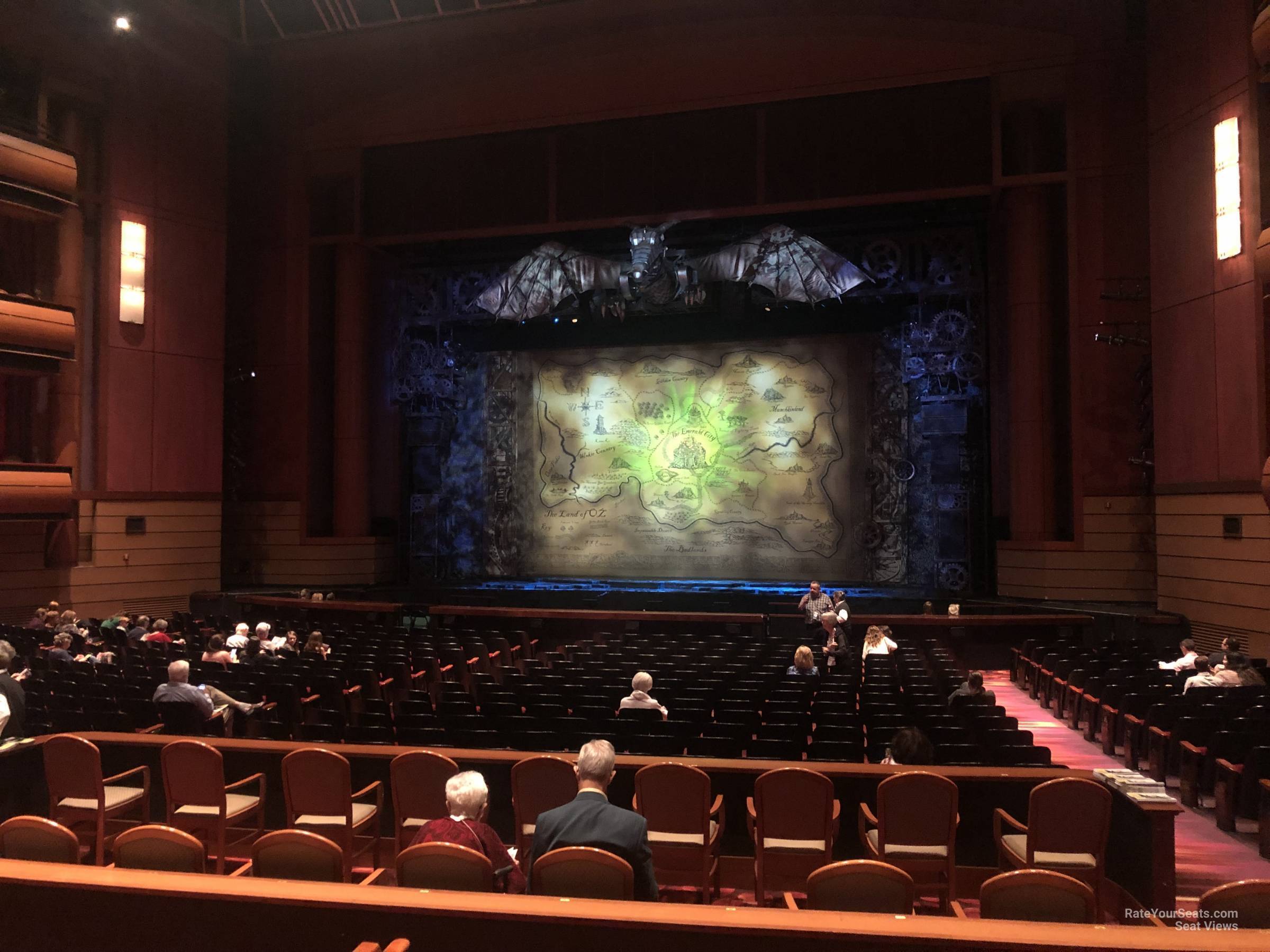 orchestra 2 right center, row dd seat view  - jacksonville center for the performing arts (moran)