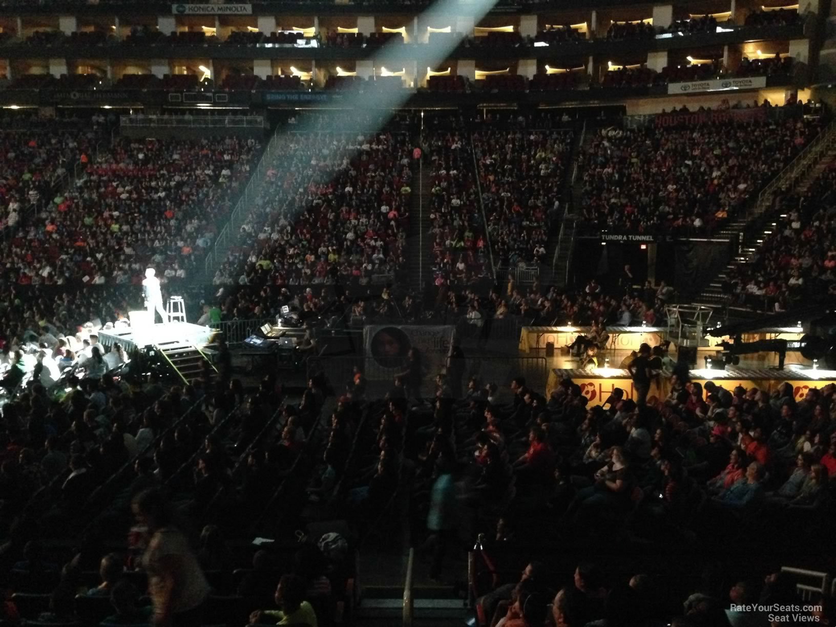 section 117 seat view  for concert - toyota center