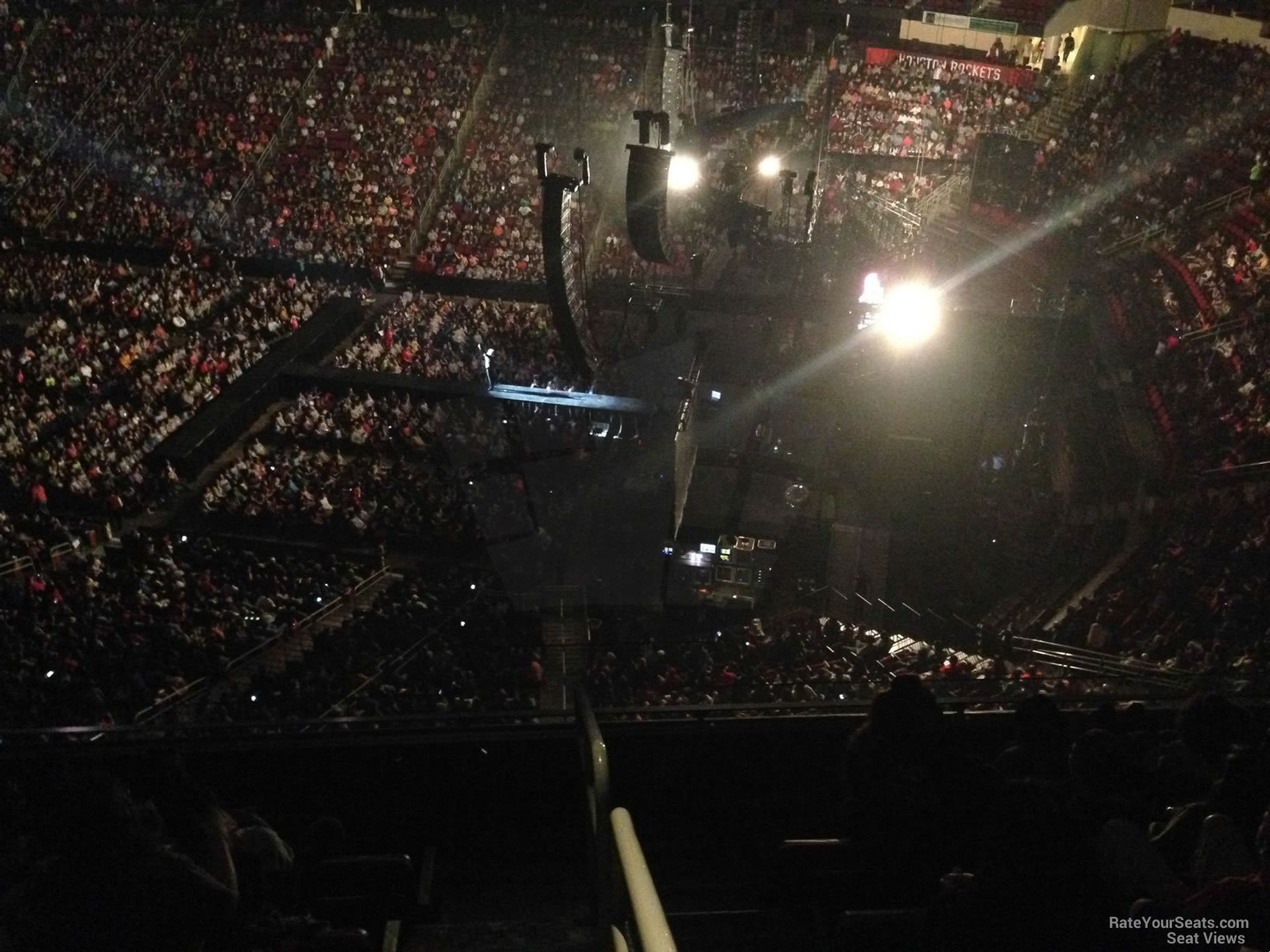 section 406 seat view  for concert - toyota center
