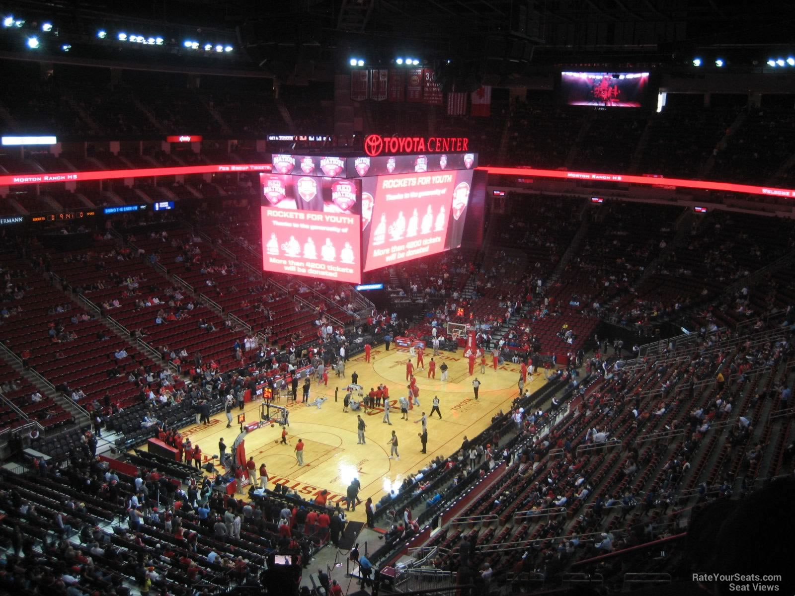 Section 411 at Toyota Center 