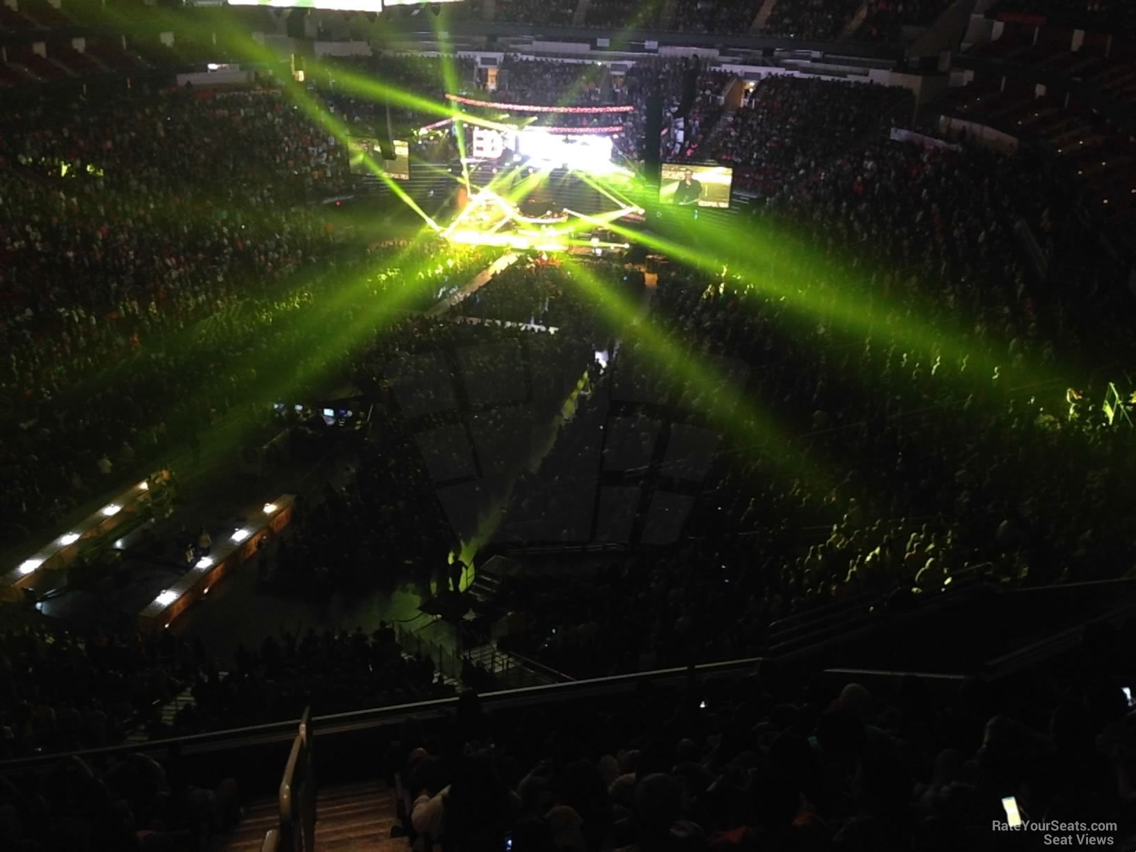 section 416 seat view  for concert - toyota center