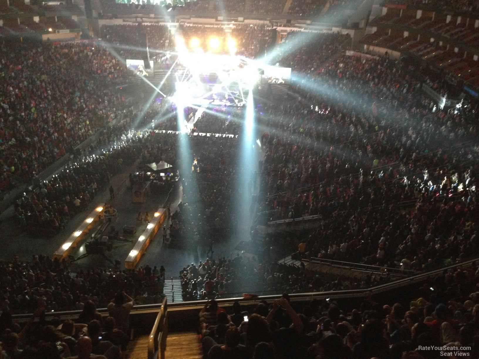 section 417 seat view  for concert - toyota center