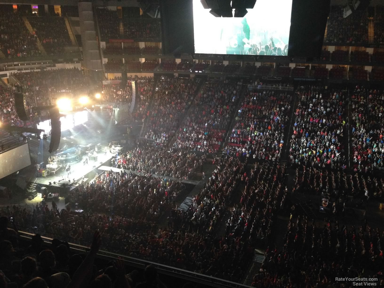 section 425 seat view  for concert - toyota center