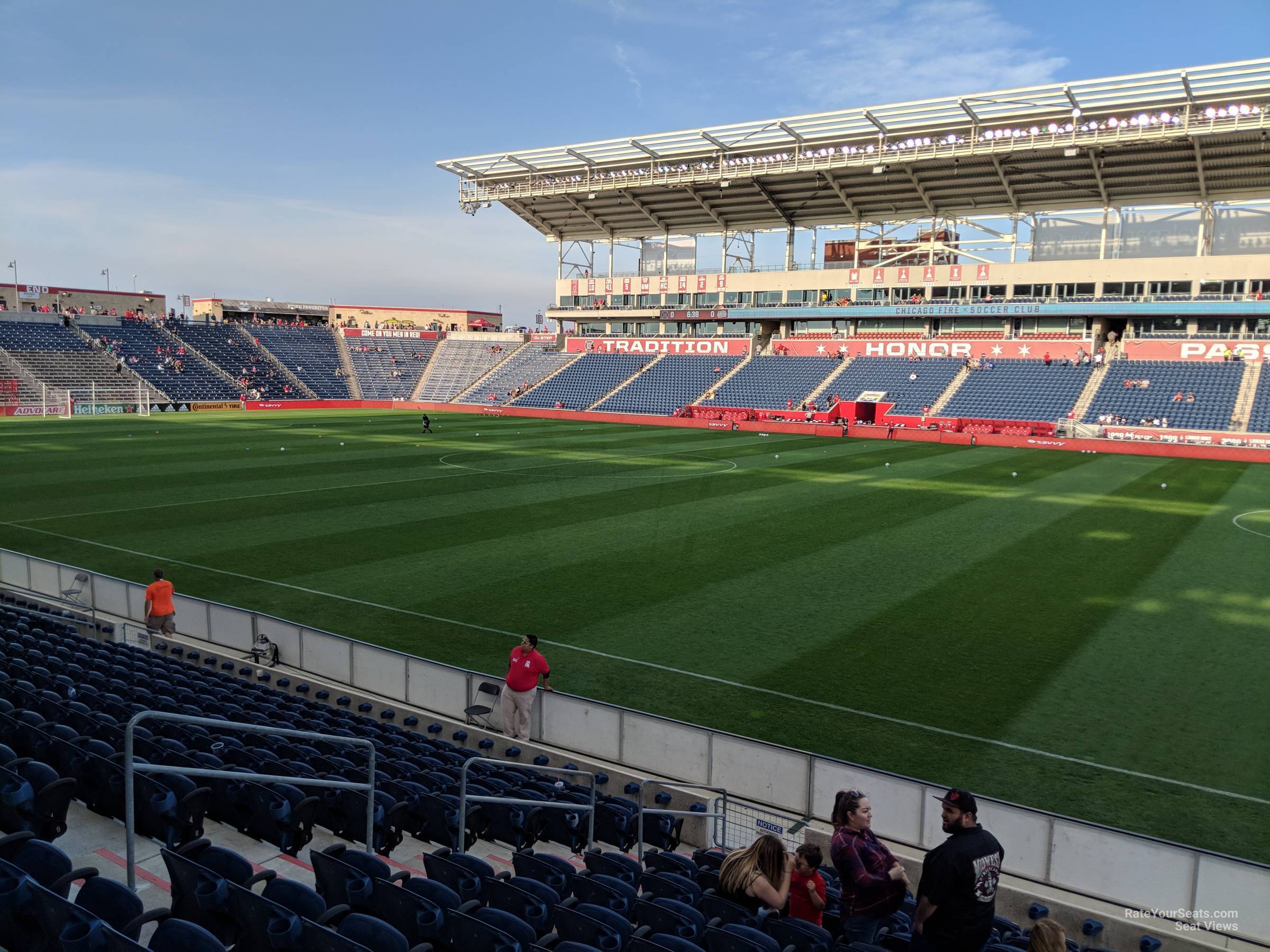 section 104, row 13 seat view  - seatgeek stadium