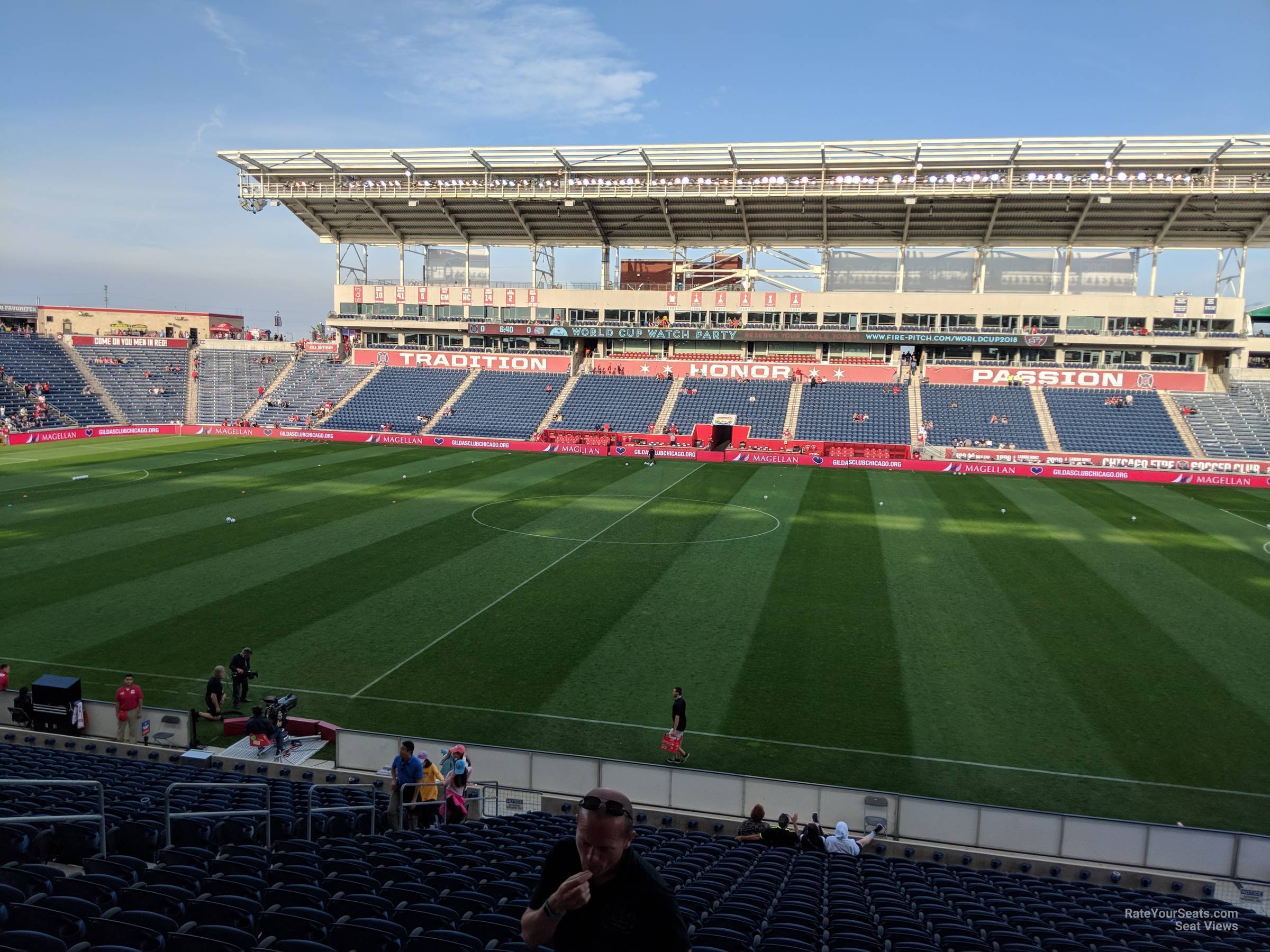 section 106, row 22 seat view  - seatgeek stadium