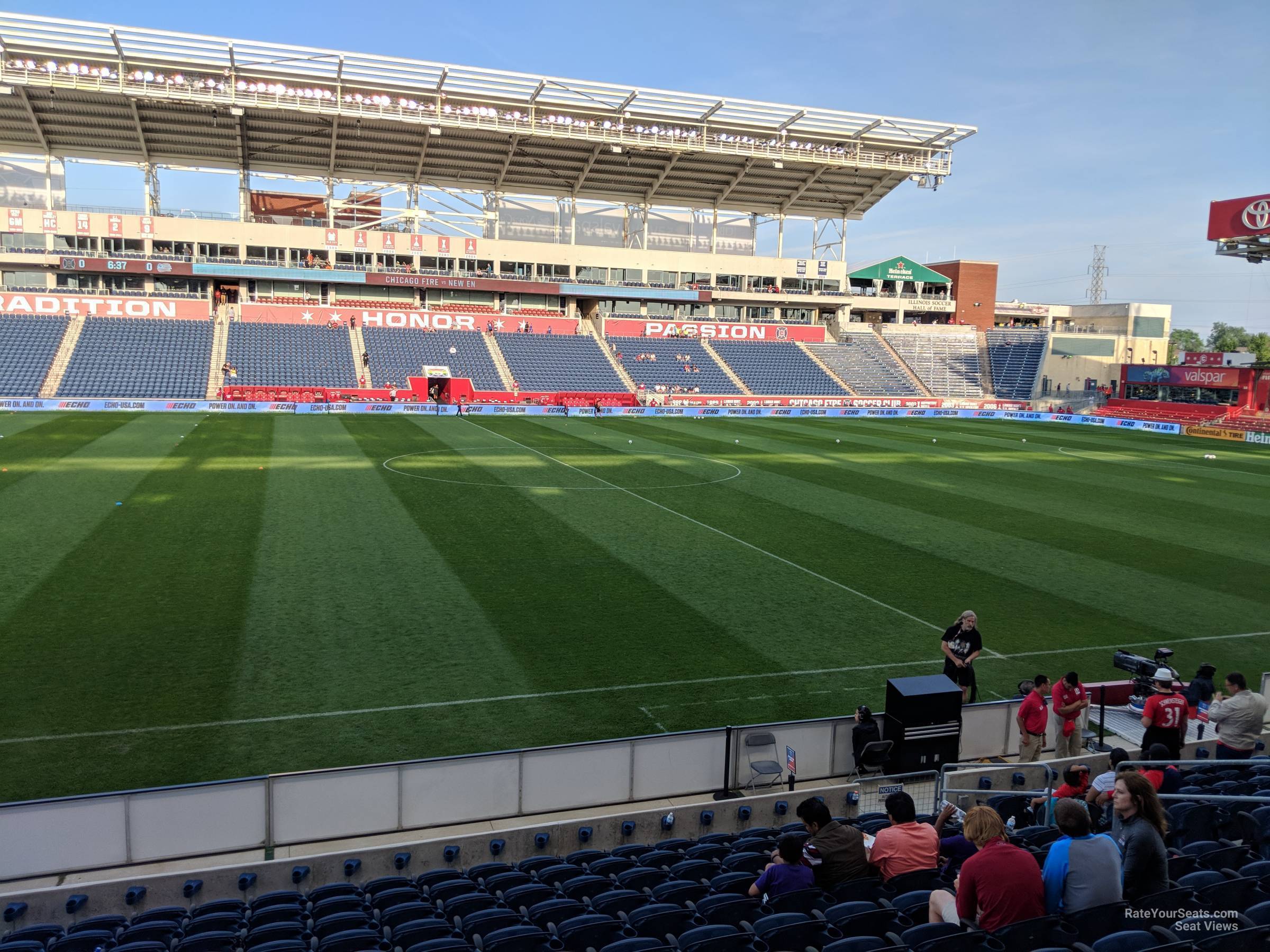 section 108, row 13 seat view  - seatgeek stadium