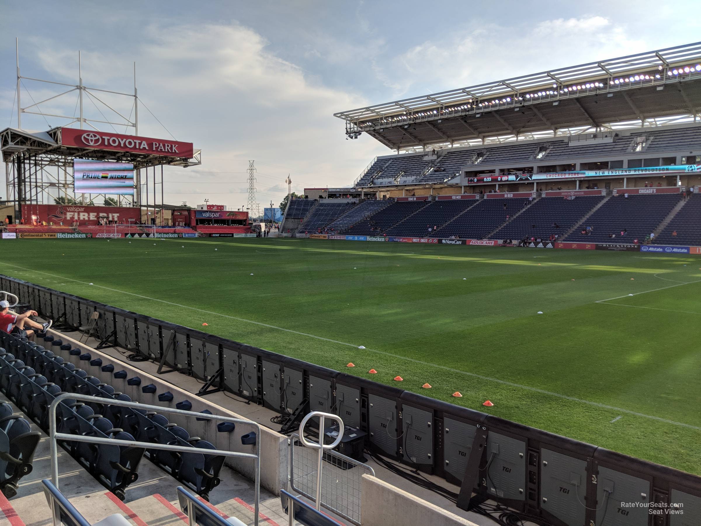 section 124, row 5 seat view  - seatgeek stadium