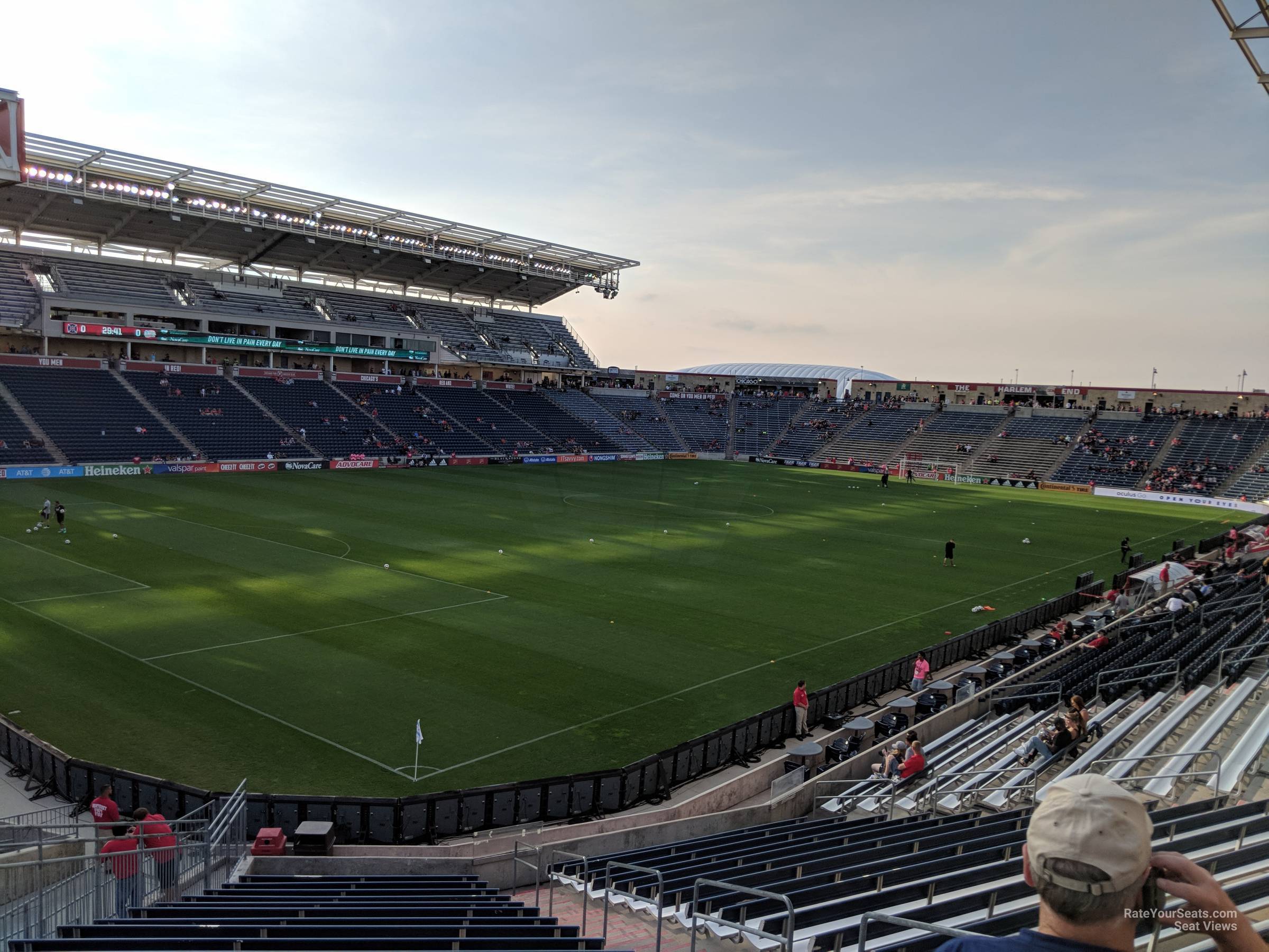 section 134, row 22 seat view  - seatgeek stadium