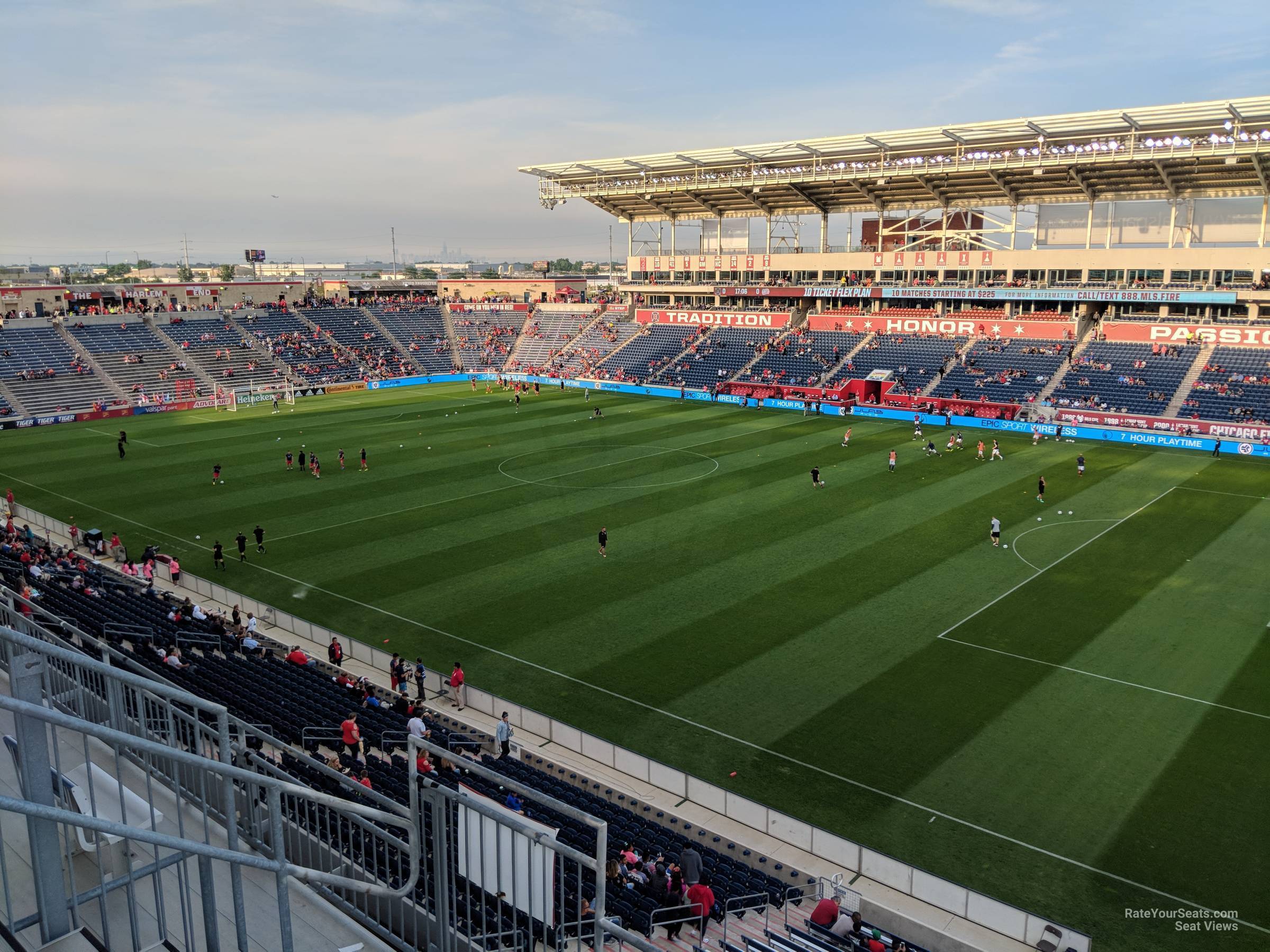 section 203, row 4 seat view - seatgeek stadium