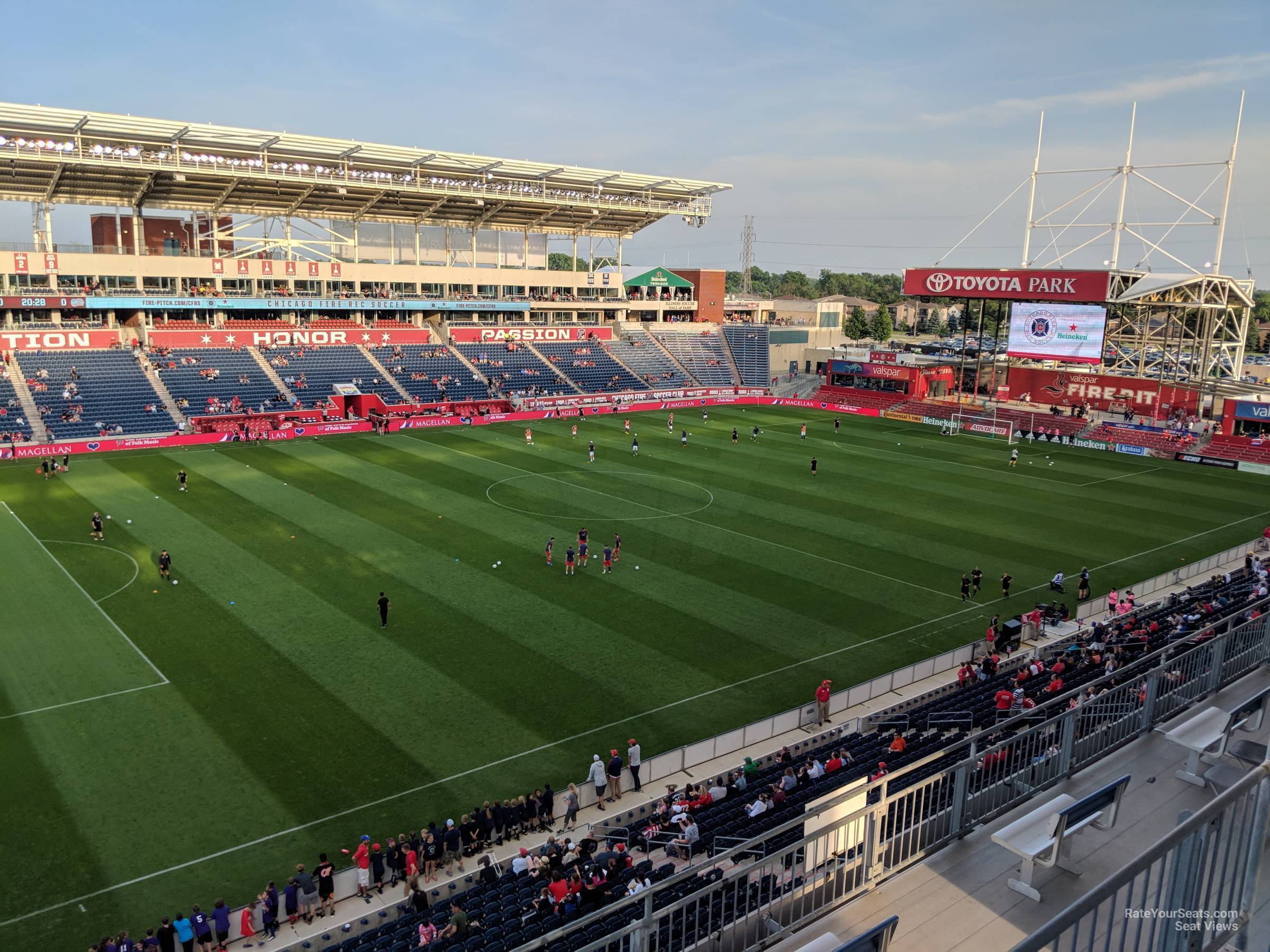 section 210, row 5 seat view  - seatgeek stadium