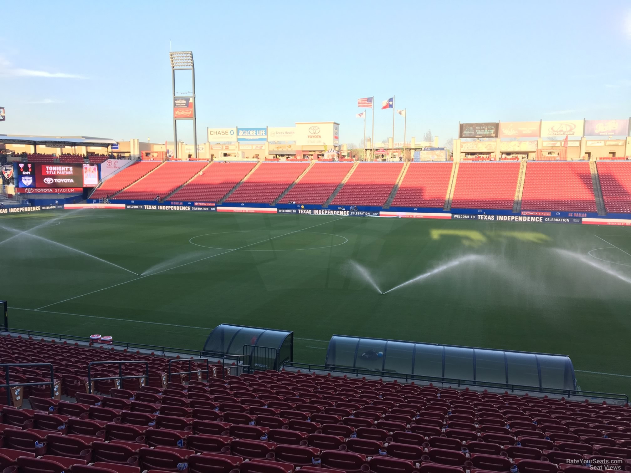 Section 108 at toyota stadium fc dallas rateyourseats