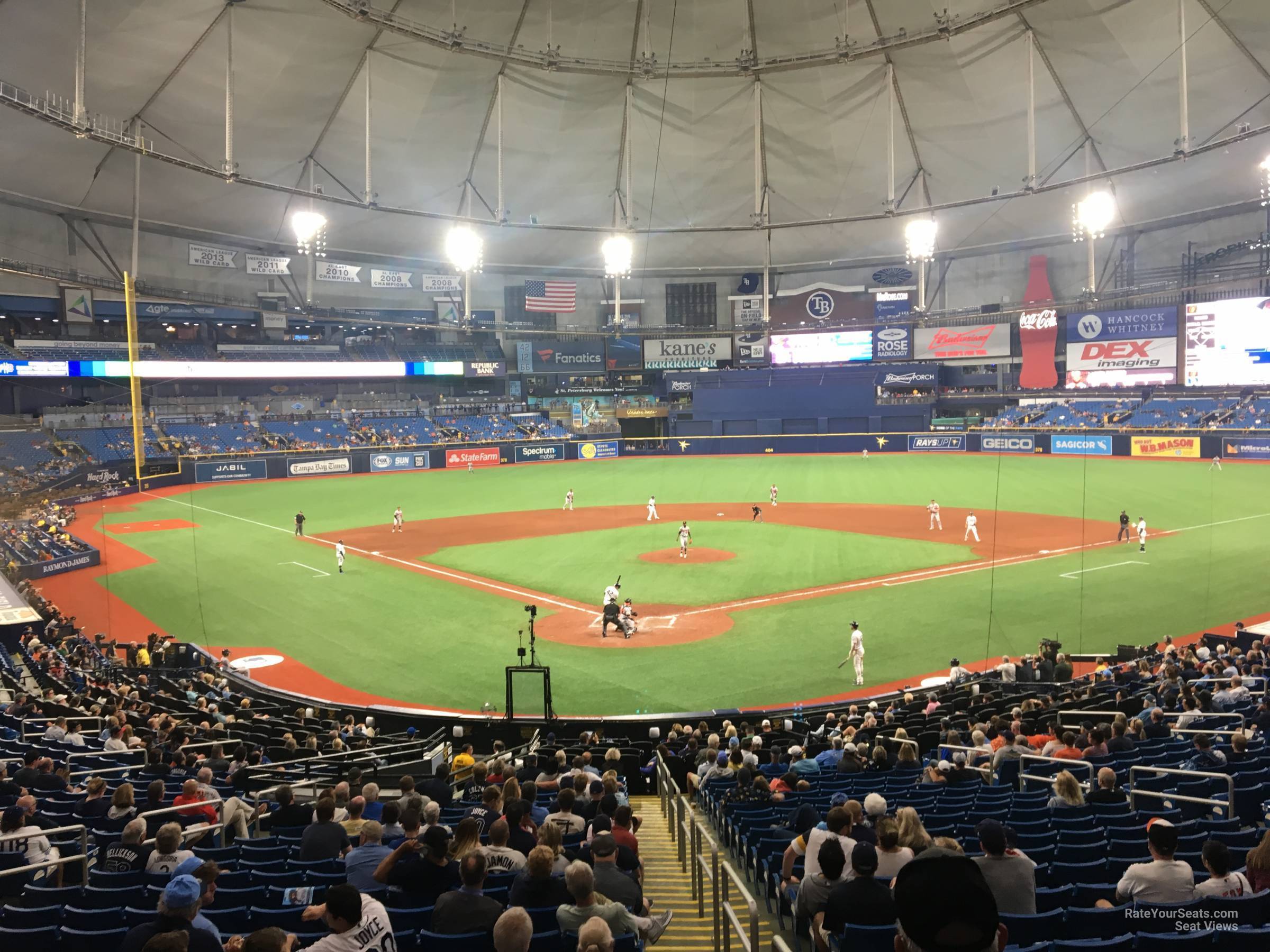 Section 102 At Tropicana Field Tampa Bay Rays
