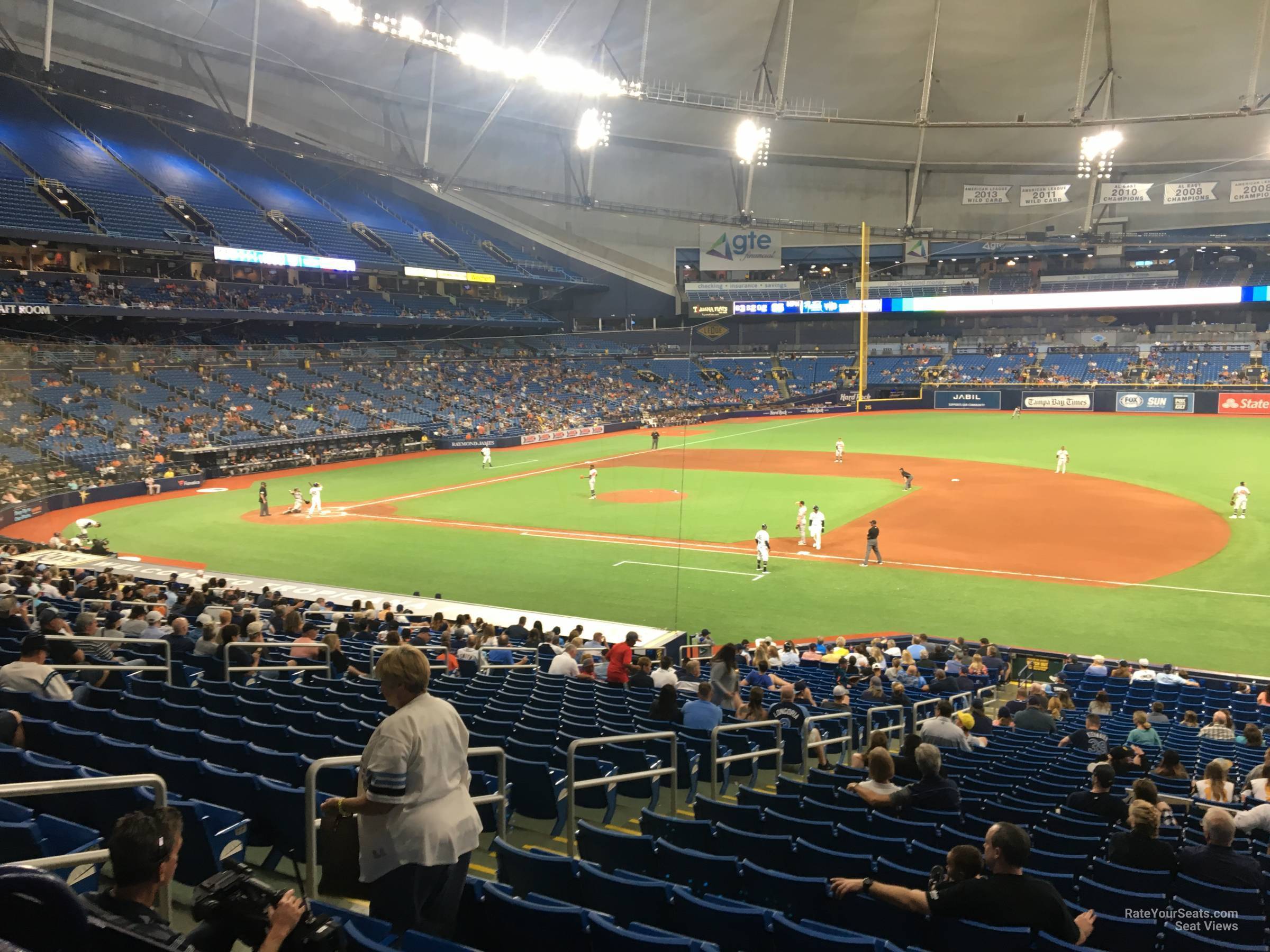 Tampa Bay Rays Tropicana Field Seating Chart With Rows Cabinets Matttroy