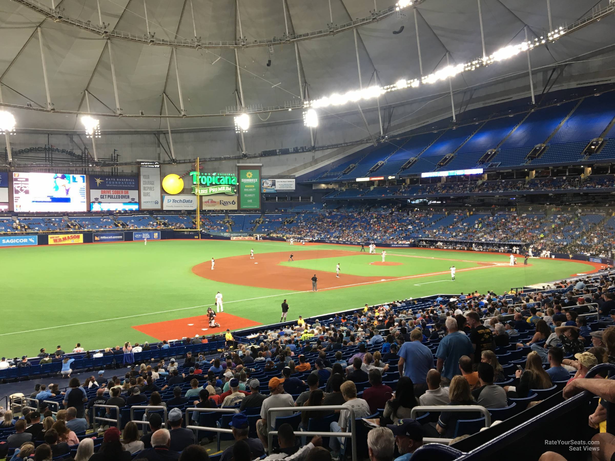 Section 129 At Tropicana Field Tampa Bay Rays